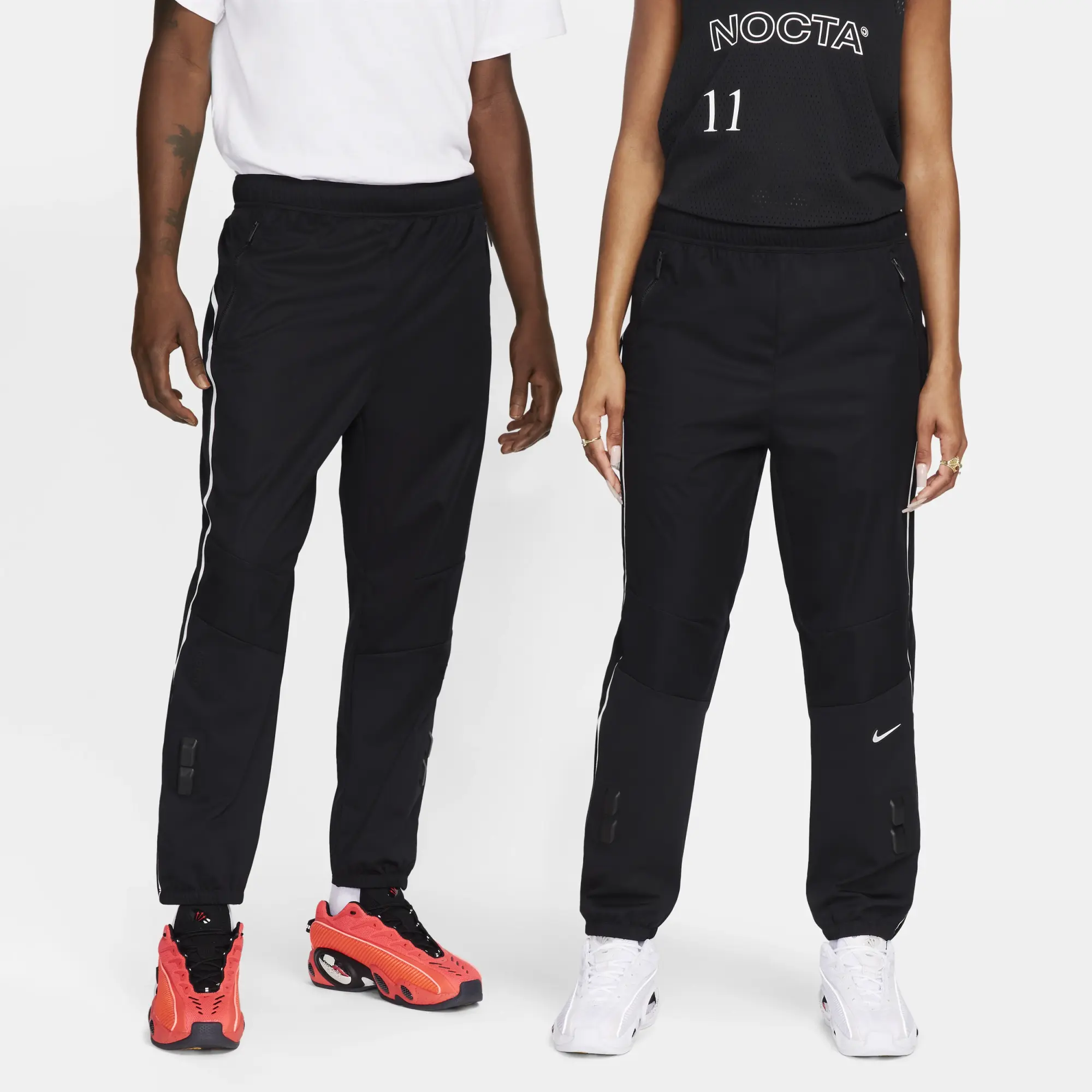 Nike NOCTA Men's Warm-Up Trousers - Black - Polyester