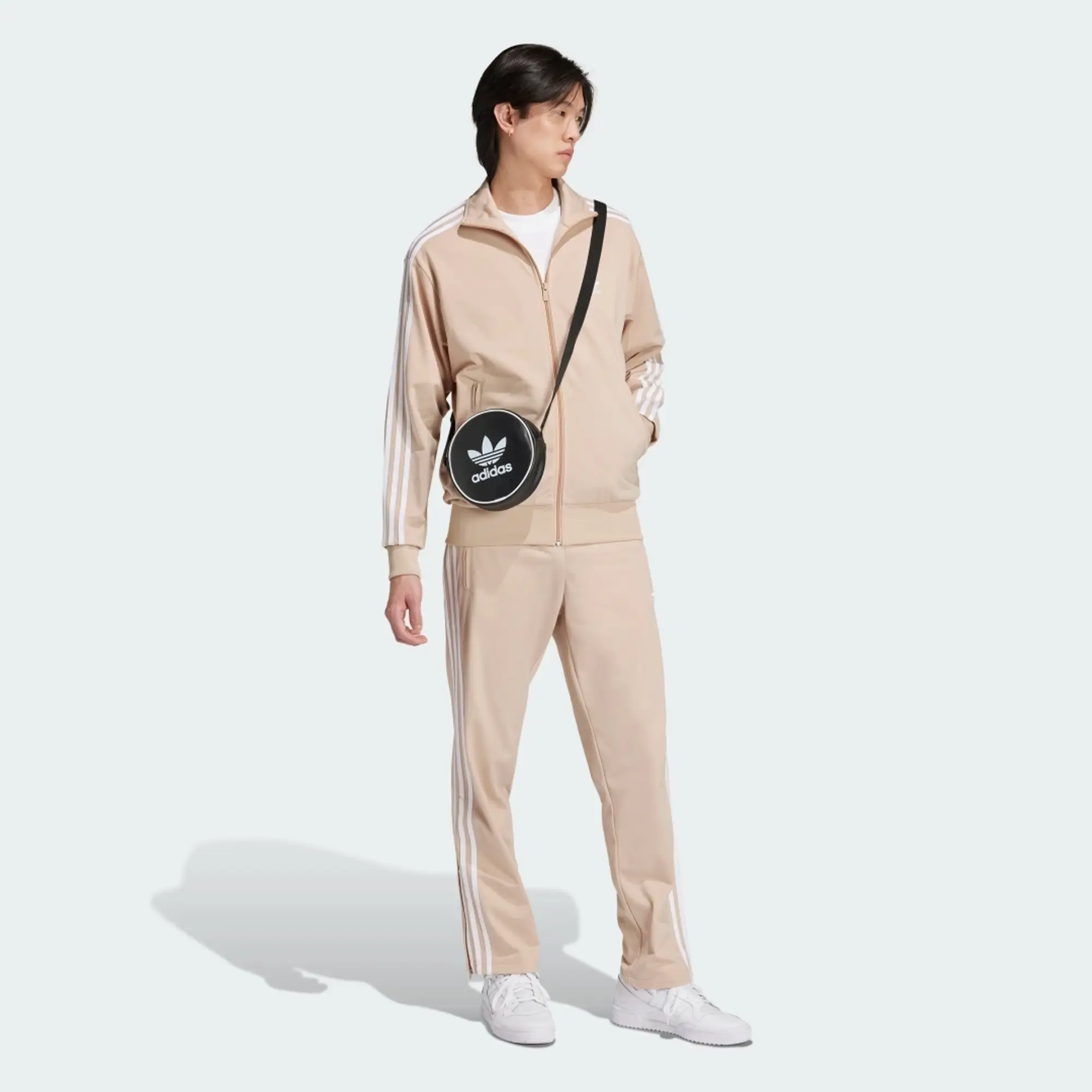 adidas Originals Adicolor Classics Firebird Track Pants, Beige