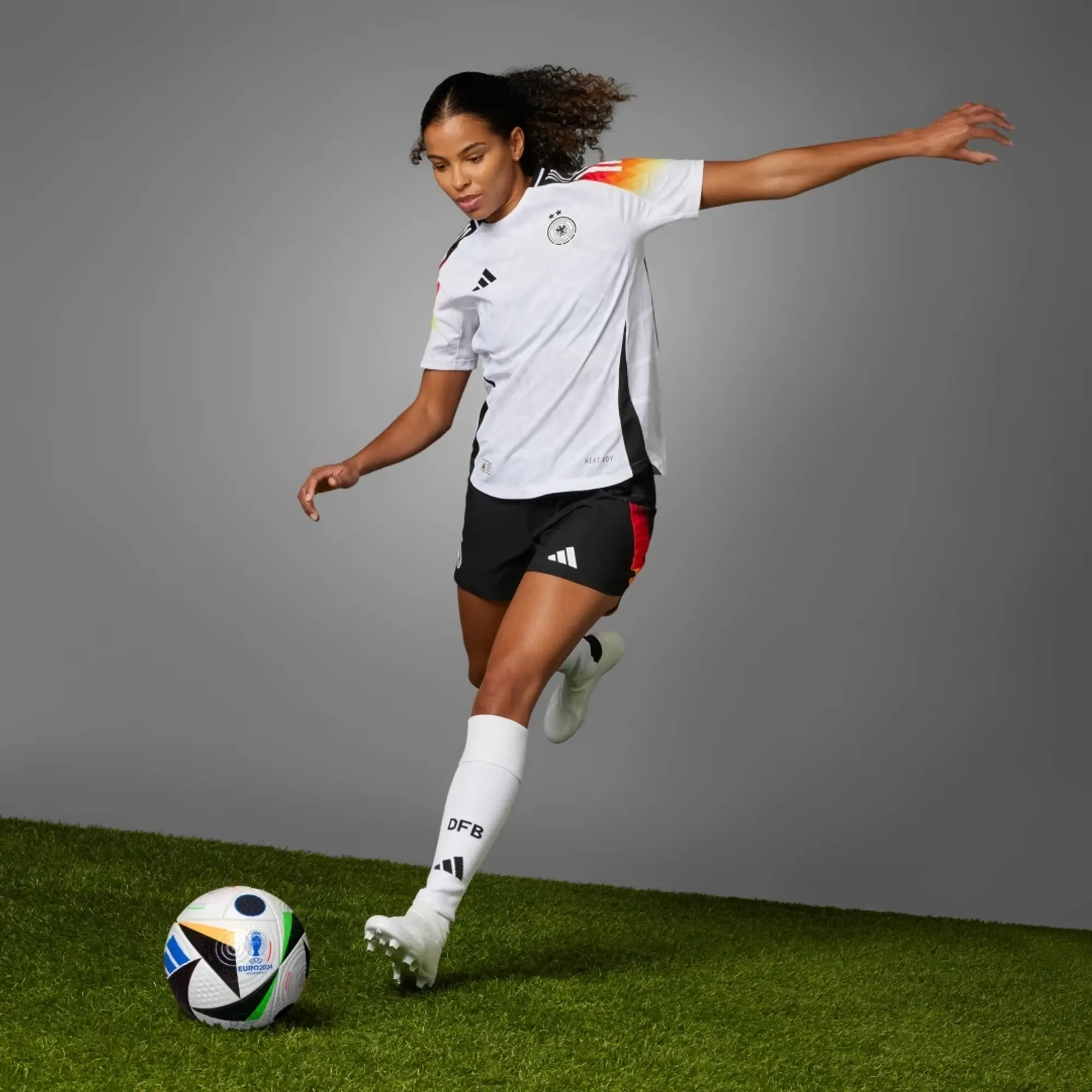 DFB adidas Home Authentic Shirt 2024 - 2 Stars - Womens