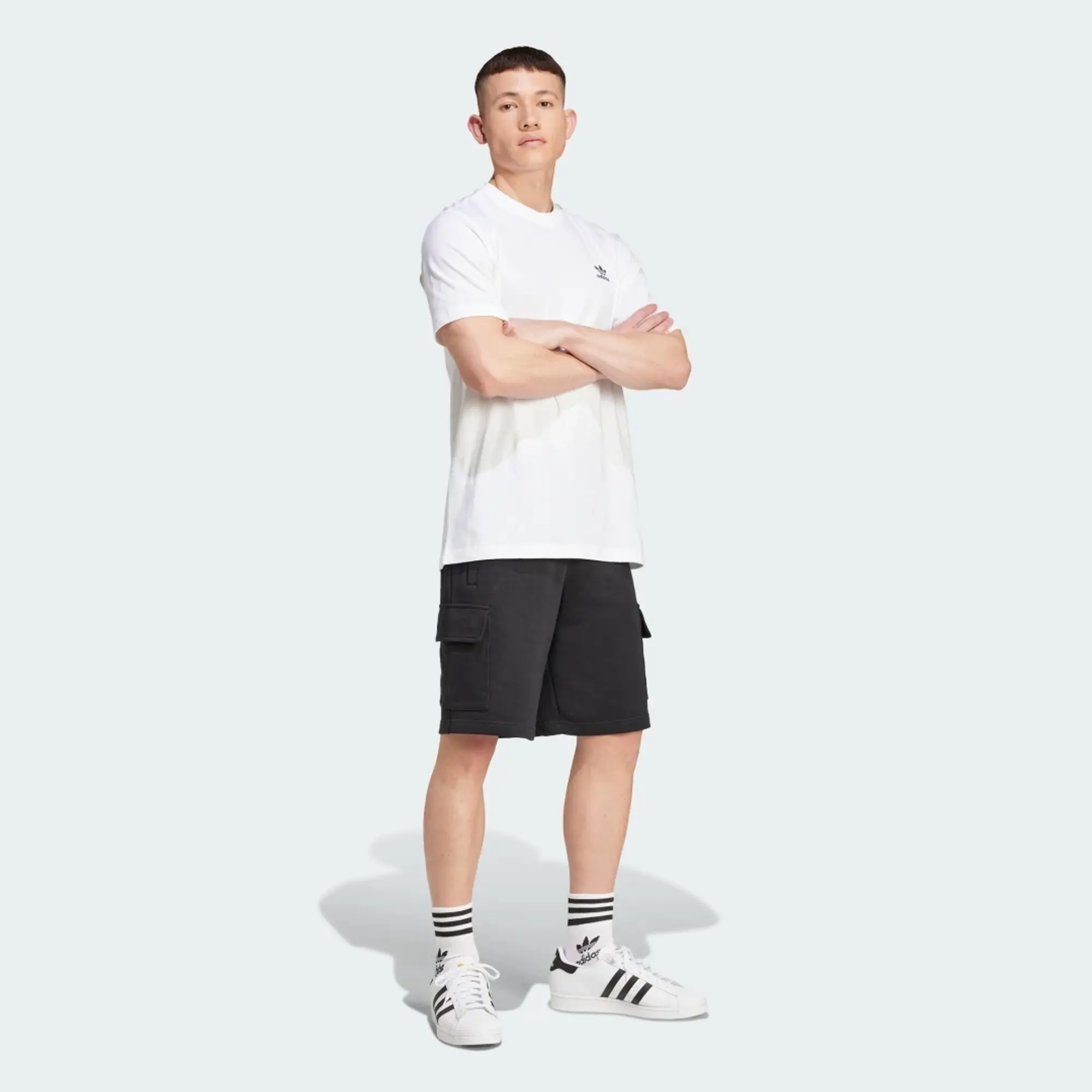 adidas Originals Trefoil Essentials T-Shirt - White - Size 2XL - White