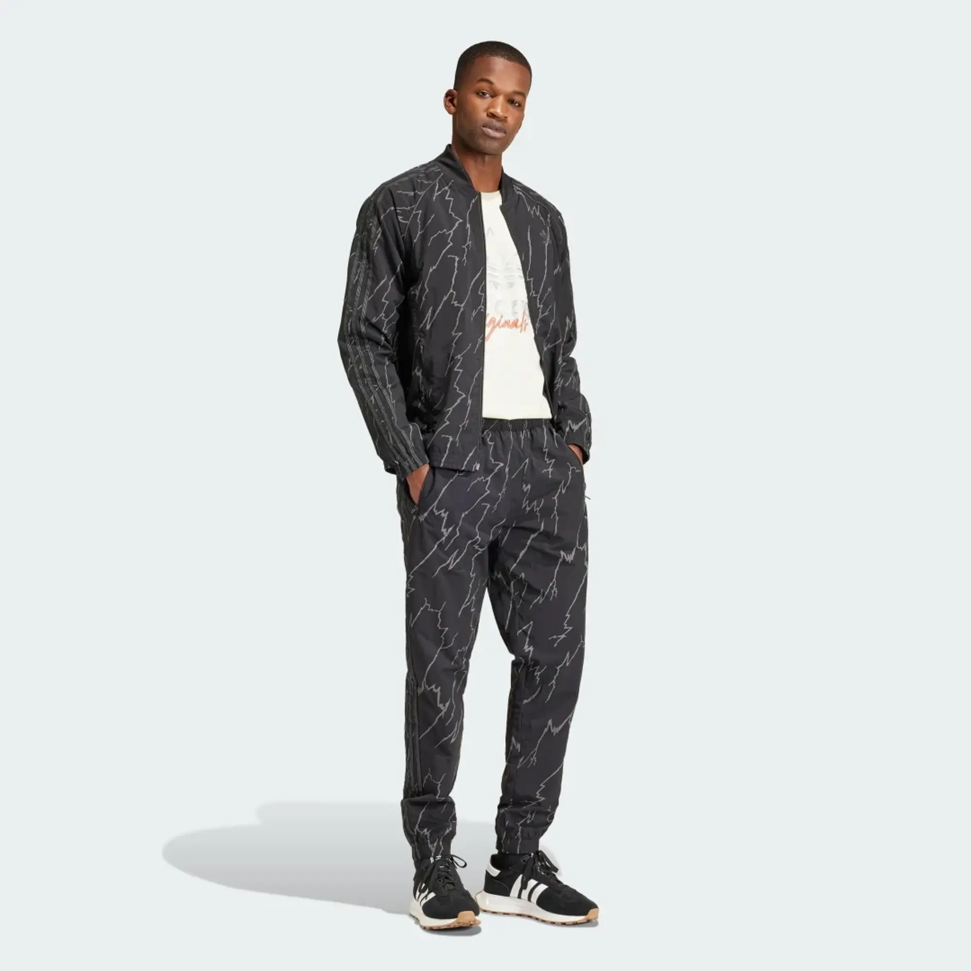 Jacket Adidas Allover Print Sst Jacket Black L