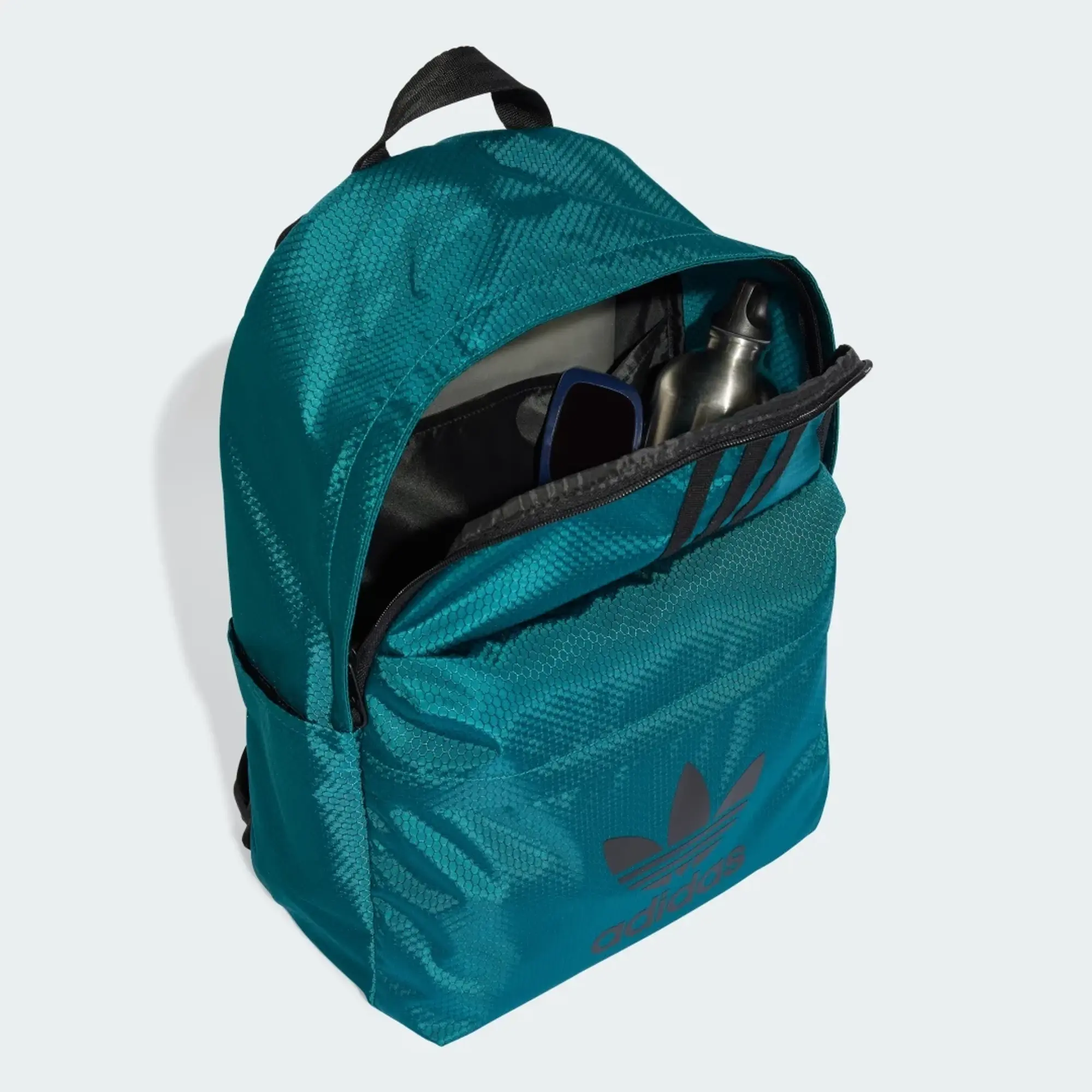 Adidas Originals Backpack In Legacy Teal / Black-Blue