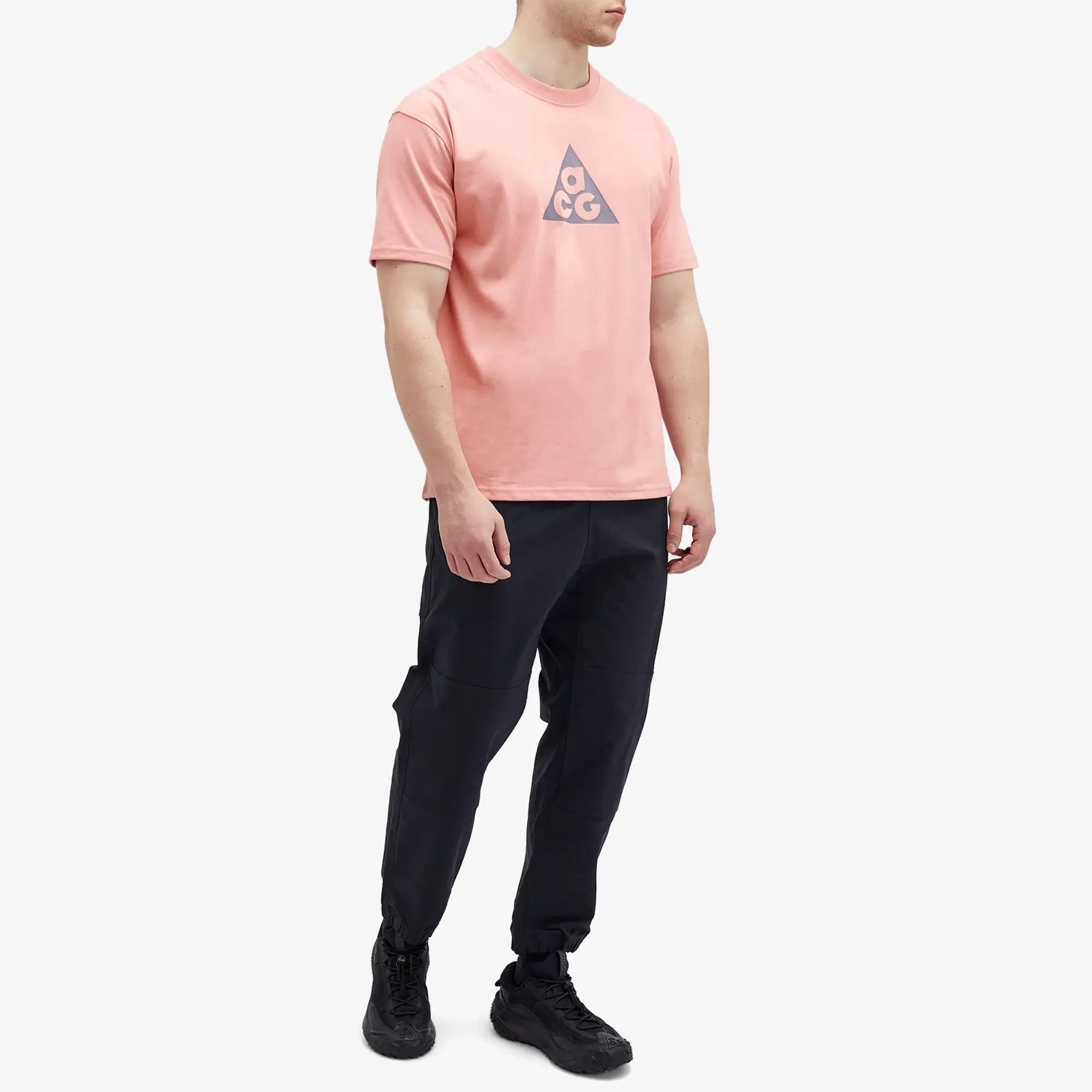 Nike Men's ACG Dri-Fit T-Shirt Red Stardust