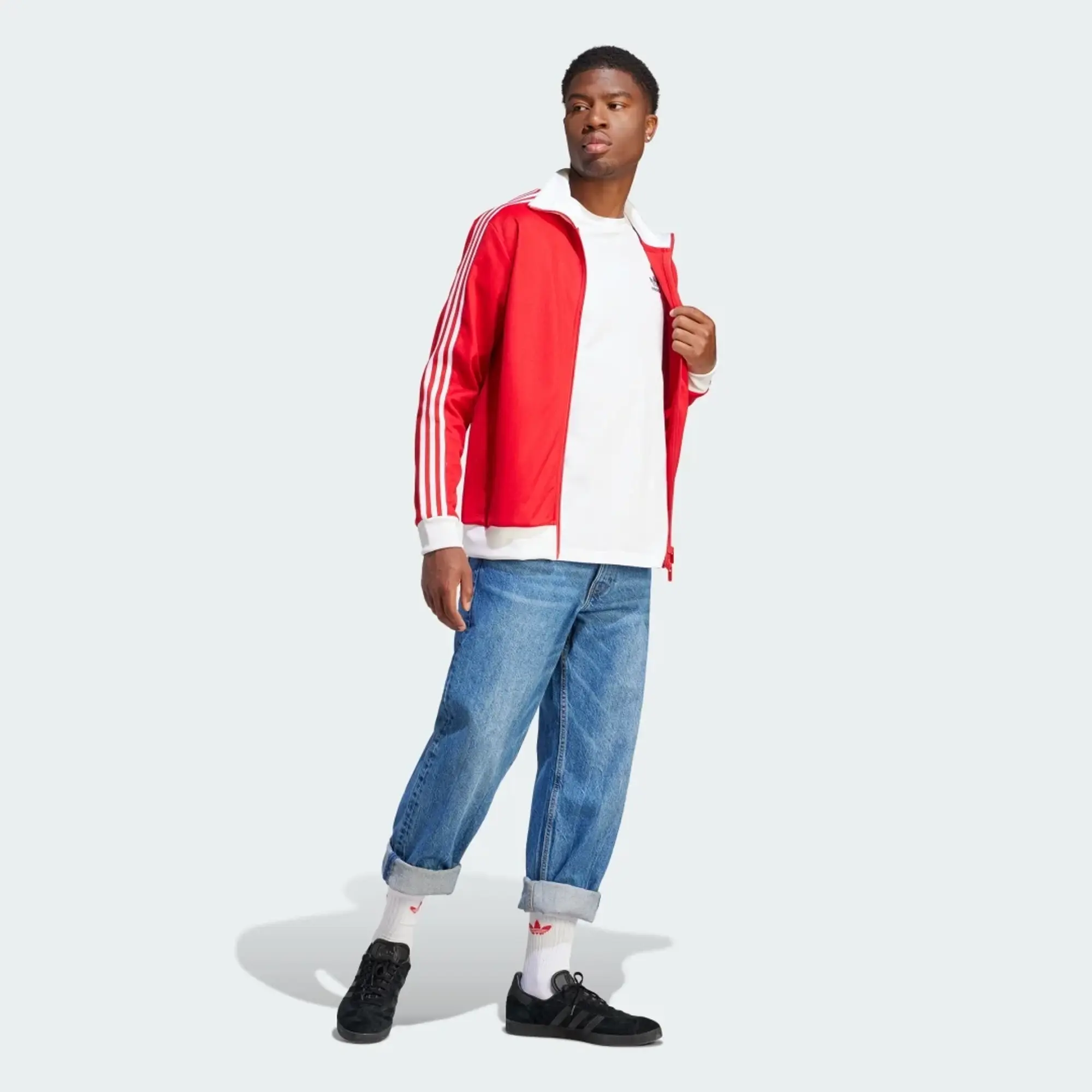 adidas Adicolor Classics Beckenbauer Track Top - Red