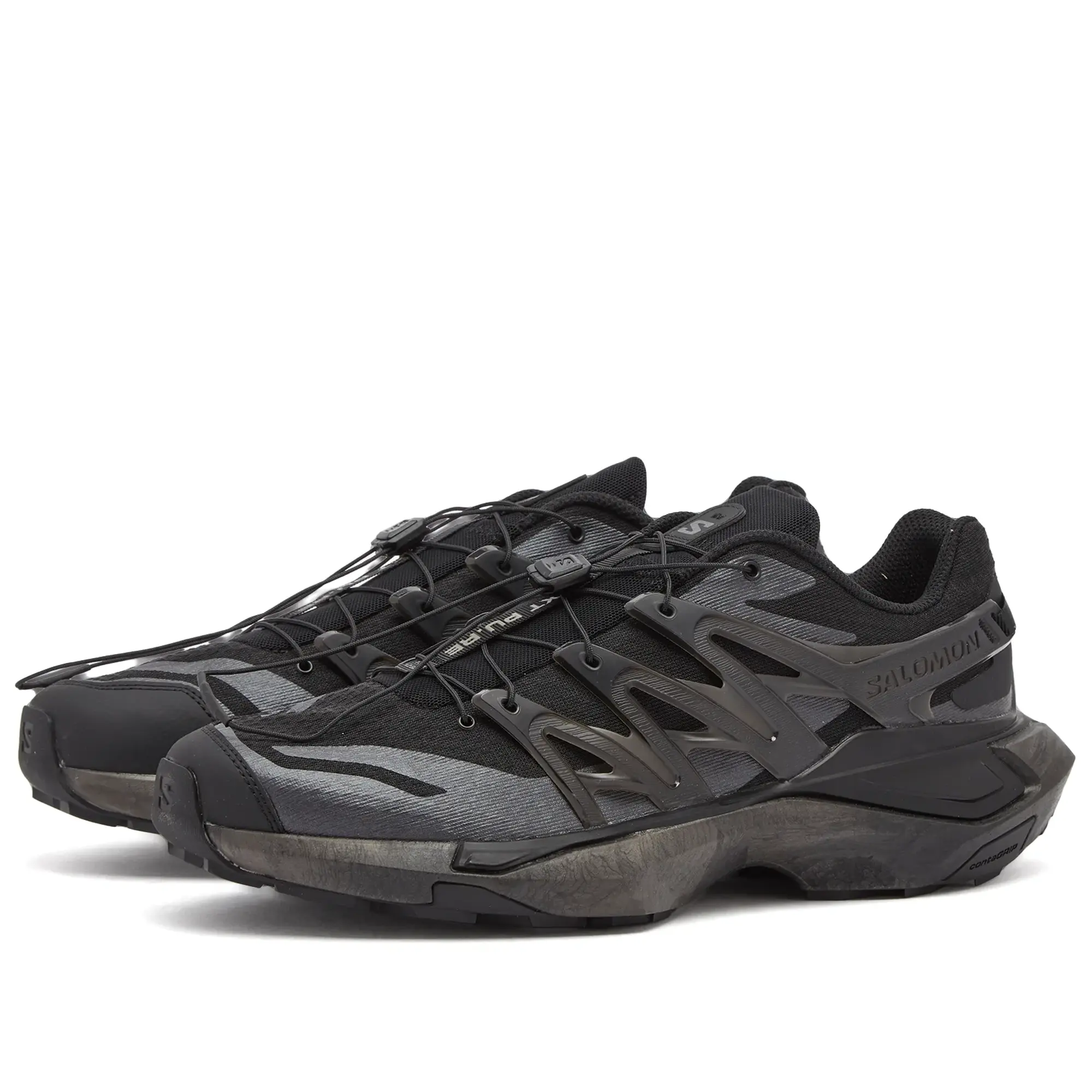 Salomon S LAB Xt Pu.Re Advanced Sneaker (Black/Black/Phantom - 7) - Size 7 - Men's