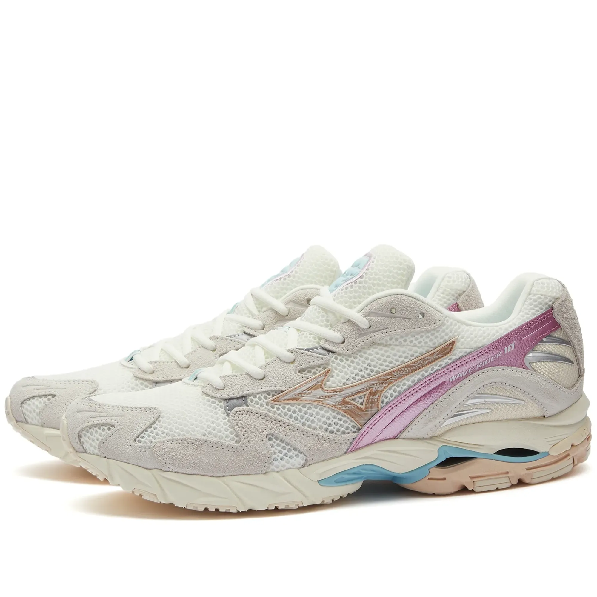 Mizuno Wave Rider 10 Kosei - Beige/Tan/Grey, Beige/Tan/Grey