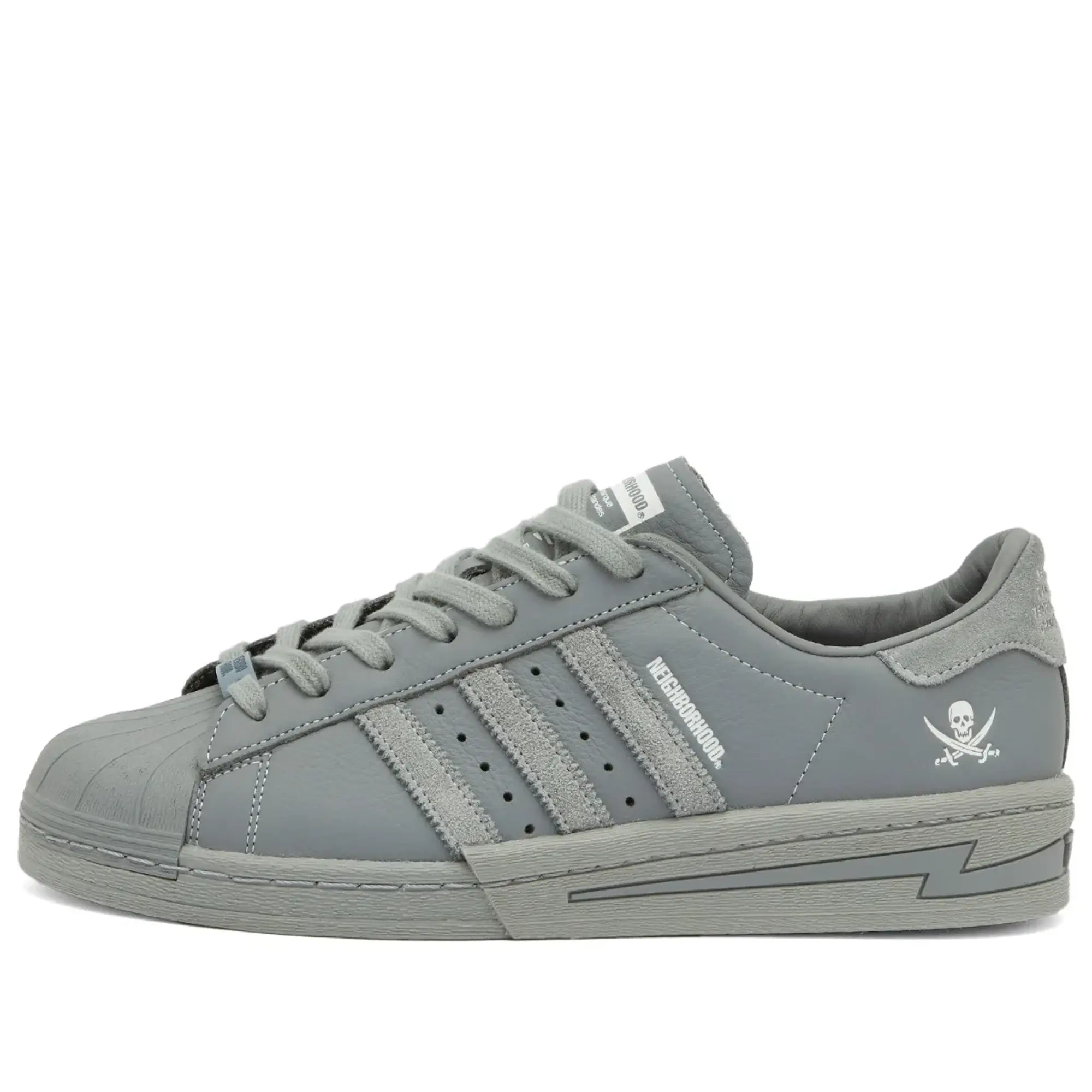 adidas x Neighborhood Superstar - Grey, Grey