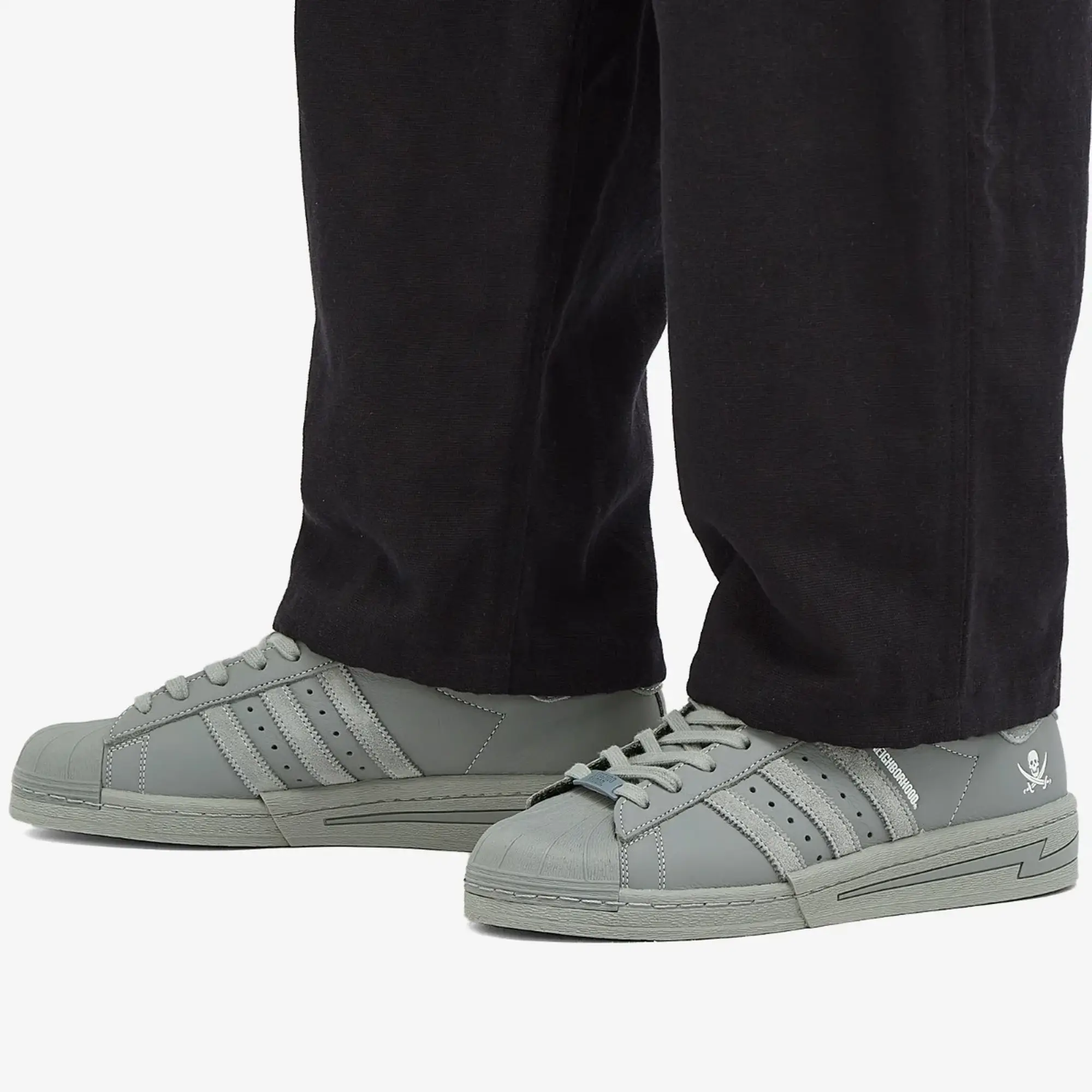 adidas x Neighborhood Superstar - Grey, Grey