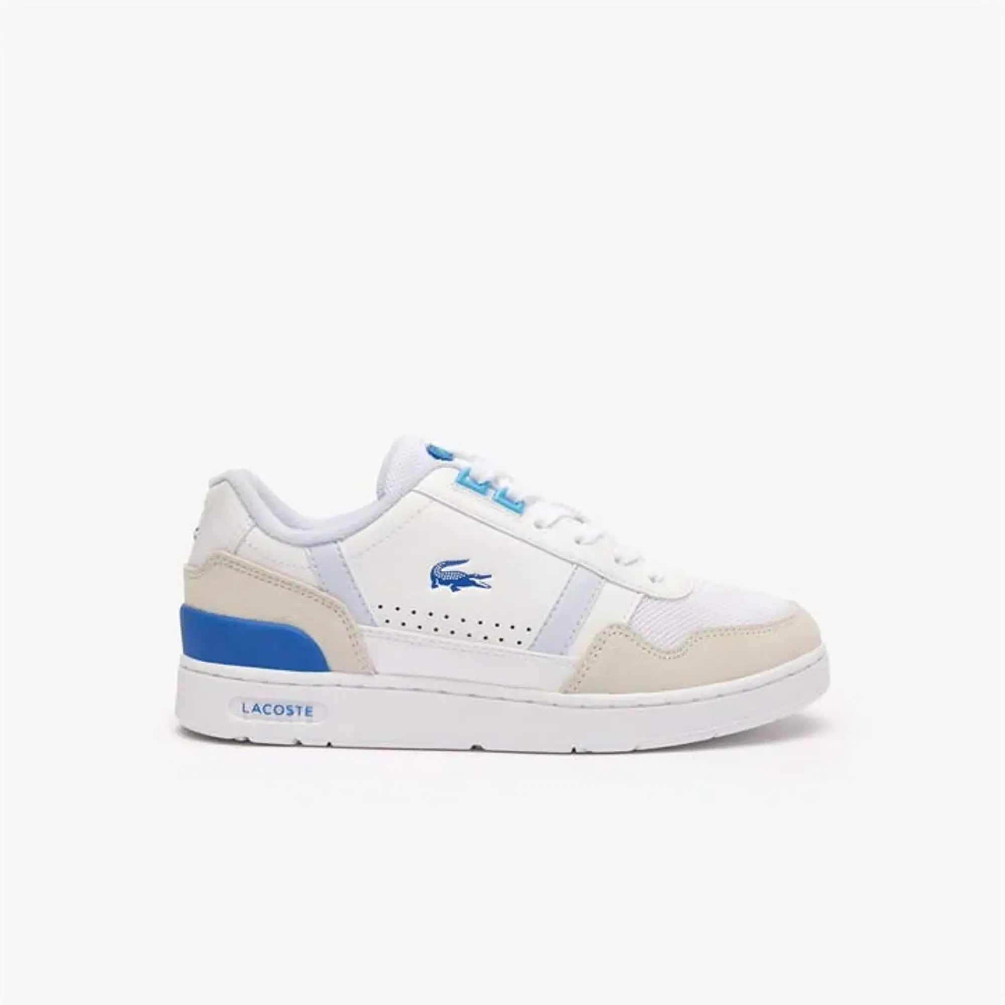 Lacoste T-Clip Trainers - White blue