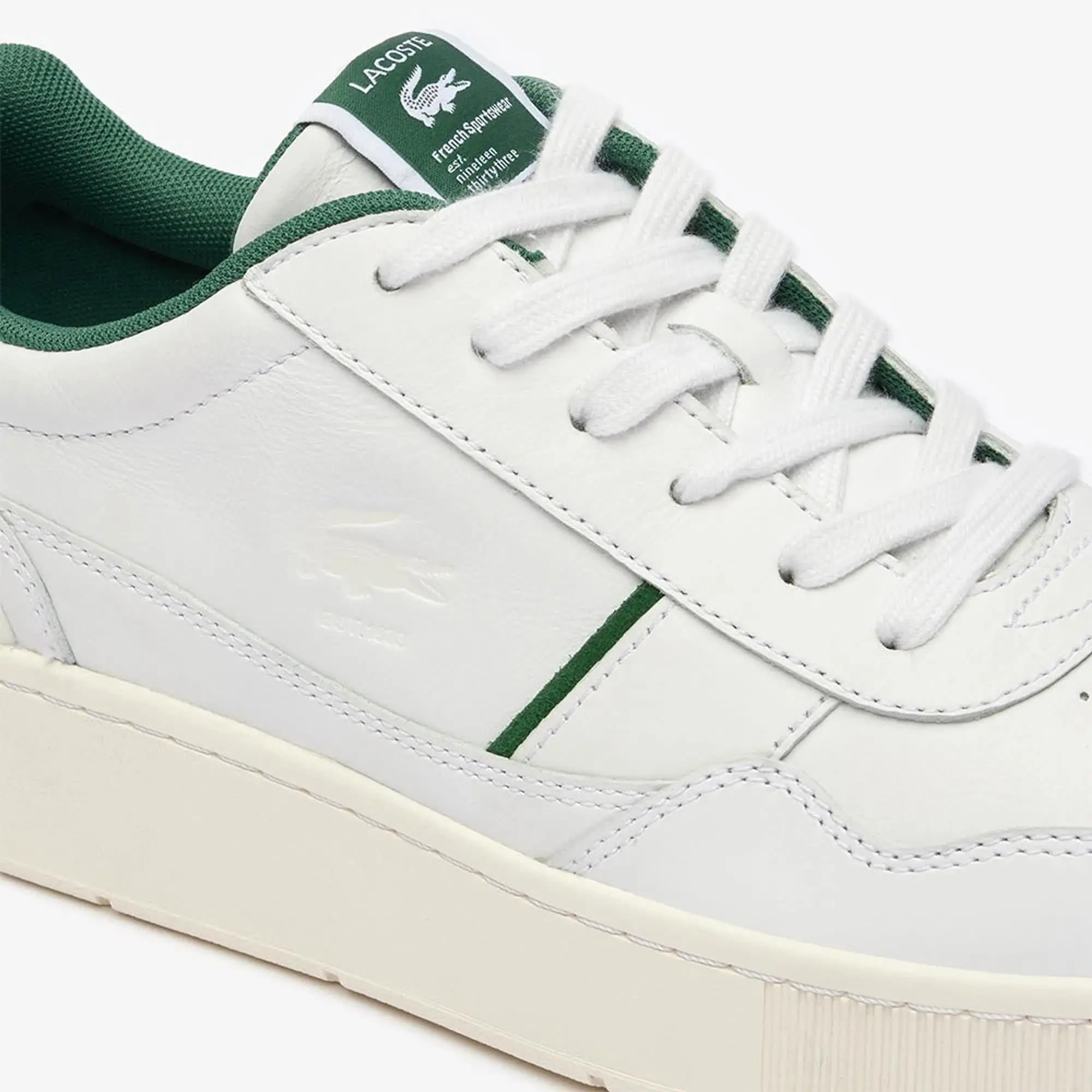 Lacoste ACECLIP PREMIUM LEATHER TRAINERS