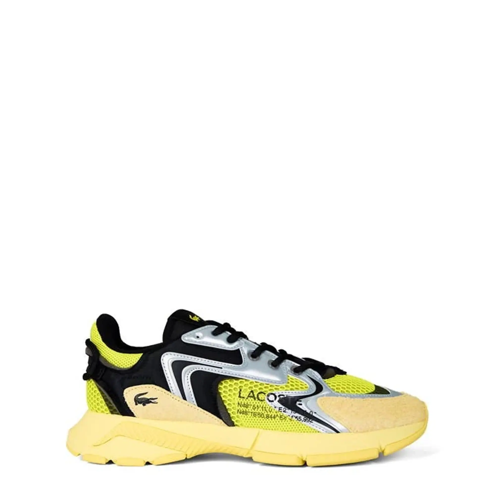 Lacoste Men's L003 Neo Contrasted Trainers - Yellow / Black