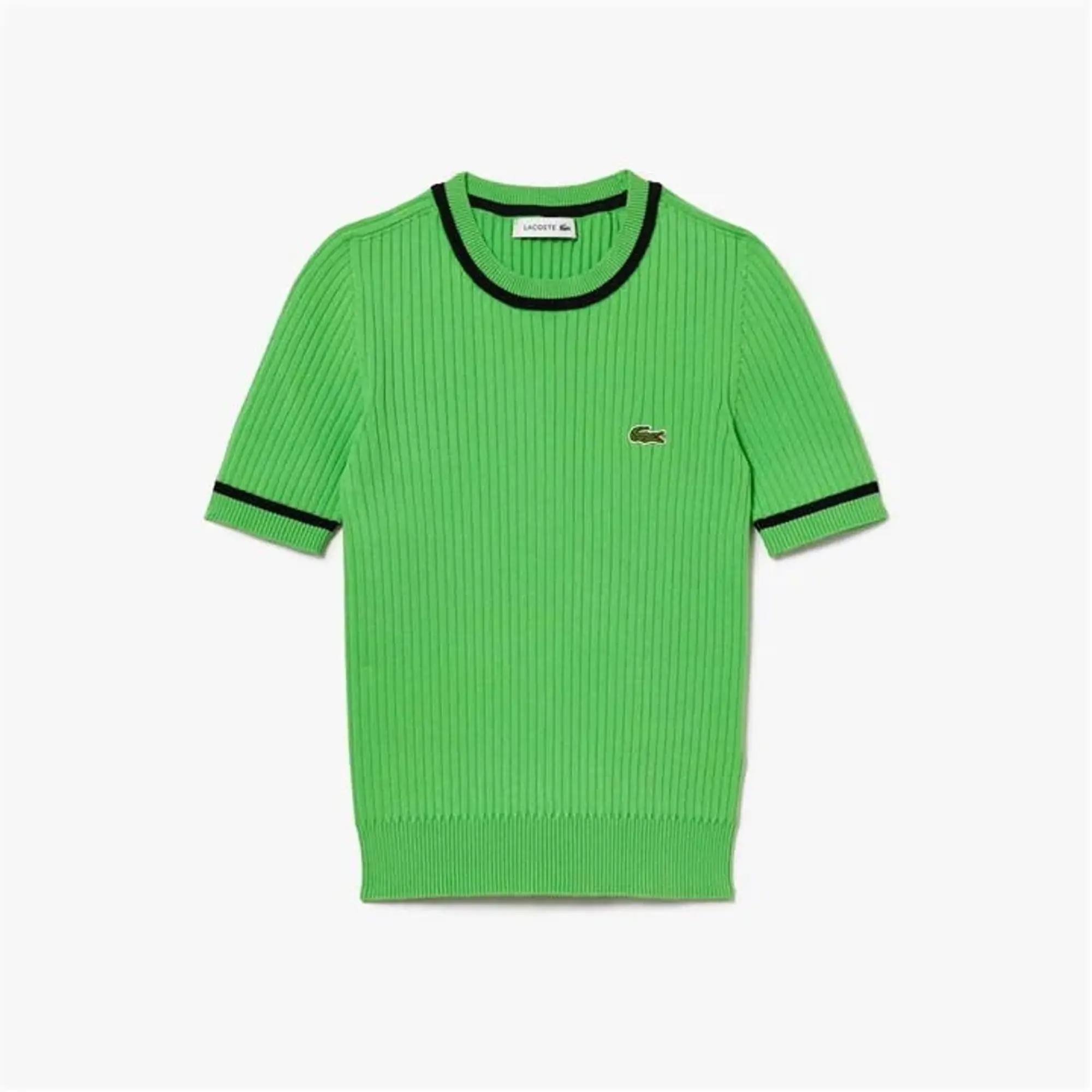 Lacoste Seamless 3D Knit Ribbed Sweater