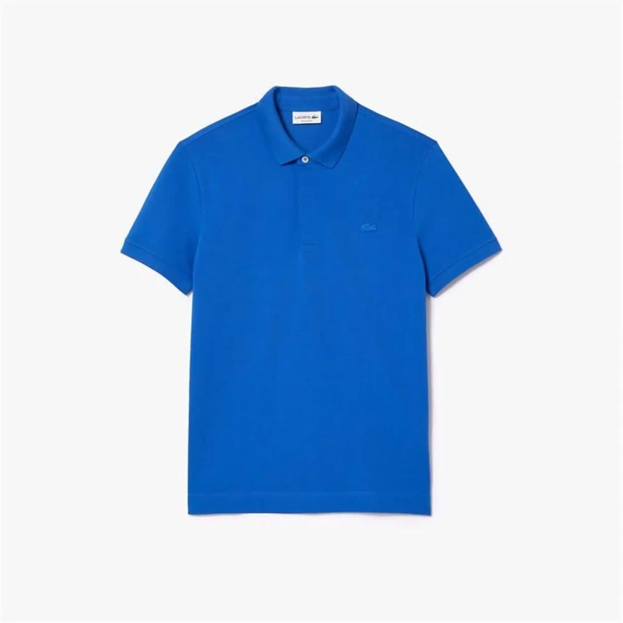Lacoste Regular Fit Paris Stretch Piqué Polo Shirt - Saphir Blue