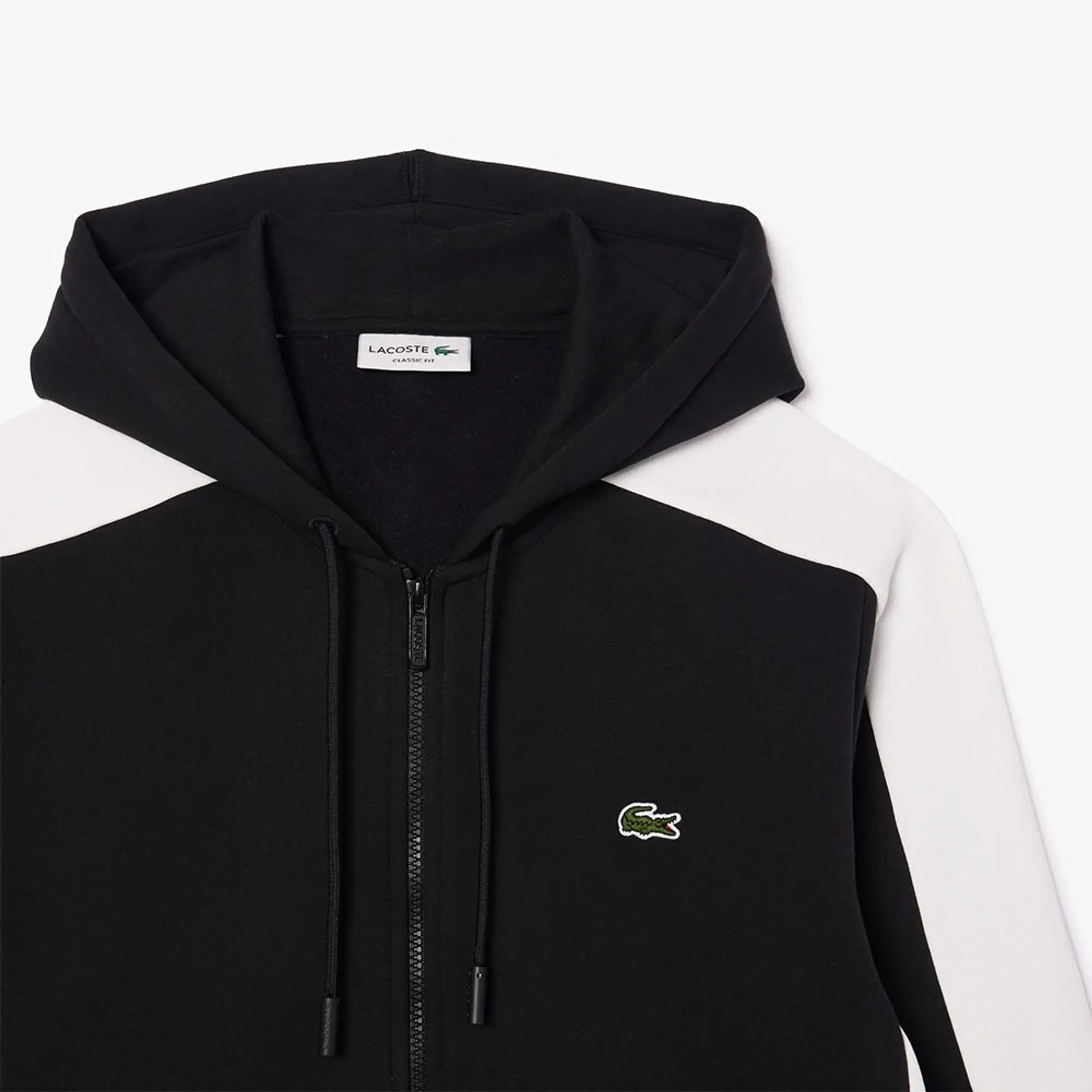 Lacoste Zip-Up Colour Block Hoodie