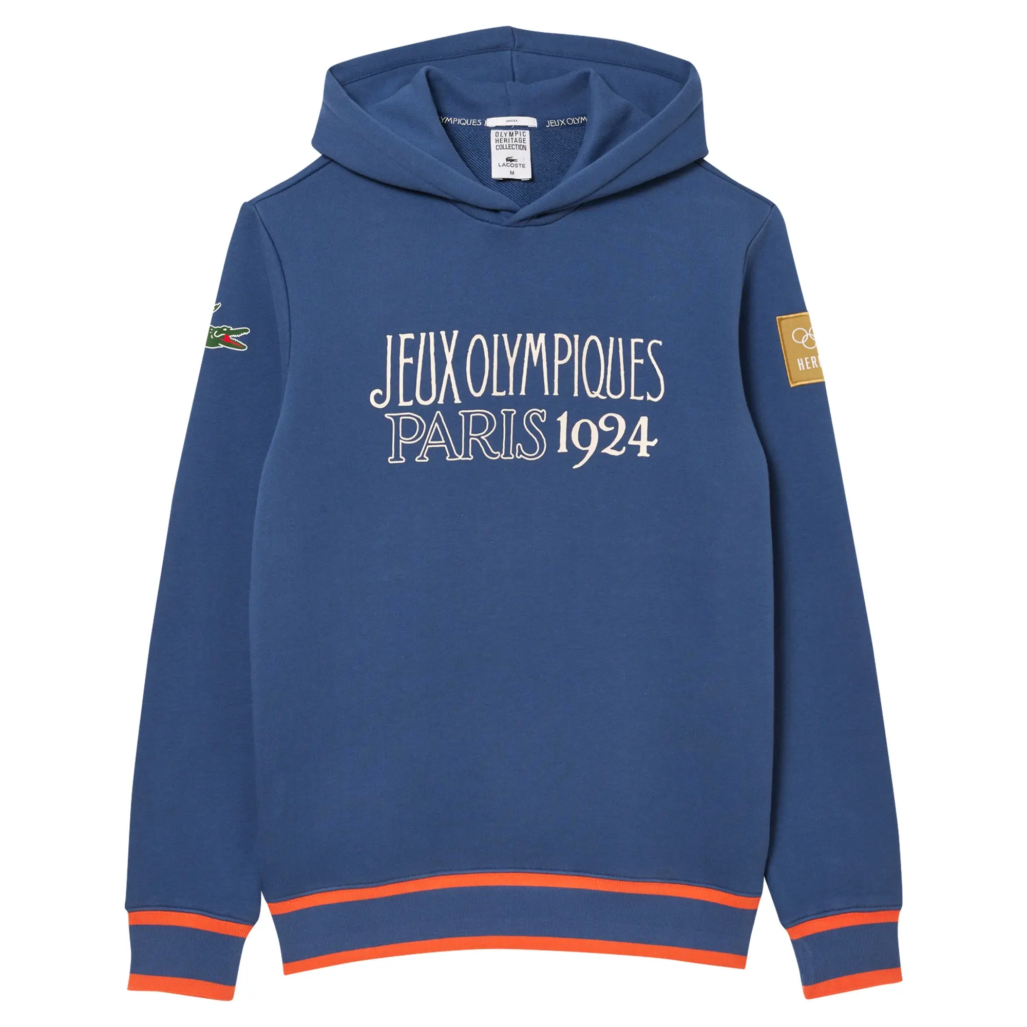 Lacoste Olympic Heritage 1924 Paris Edition Sport Sweatshirt - Blue / Orange