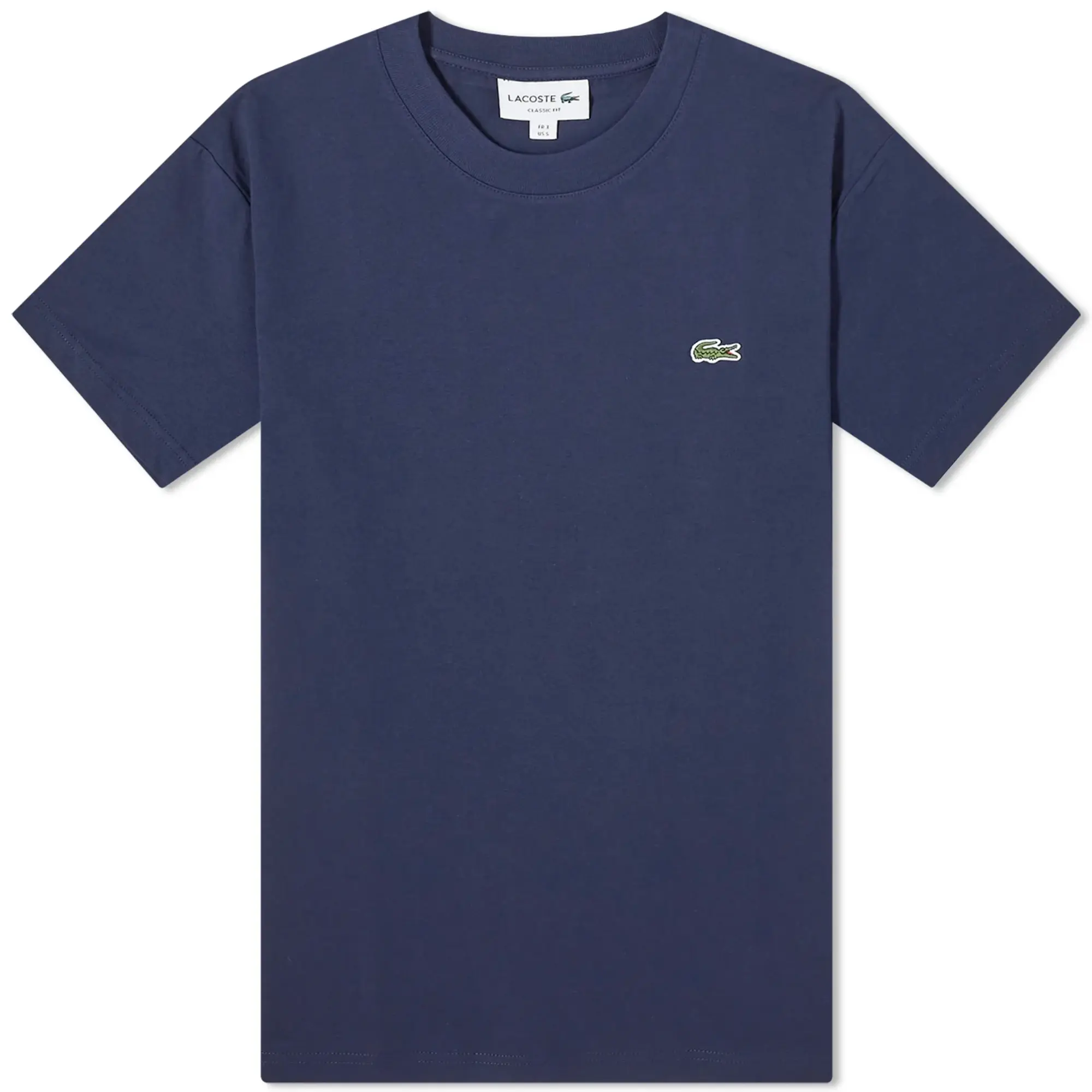Lacoste Classic Fit Cotton Jersey T-Shirt - Navy