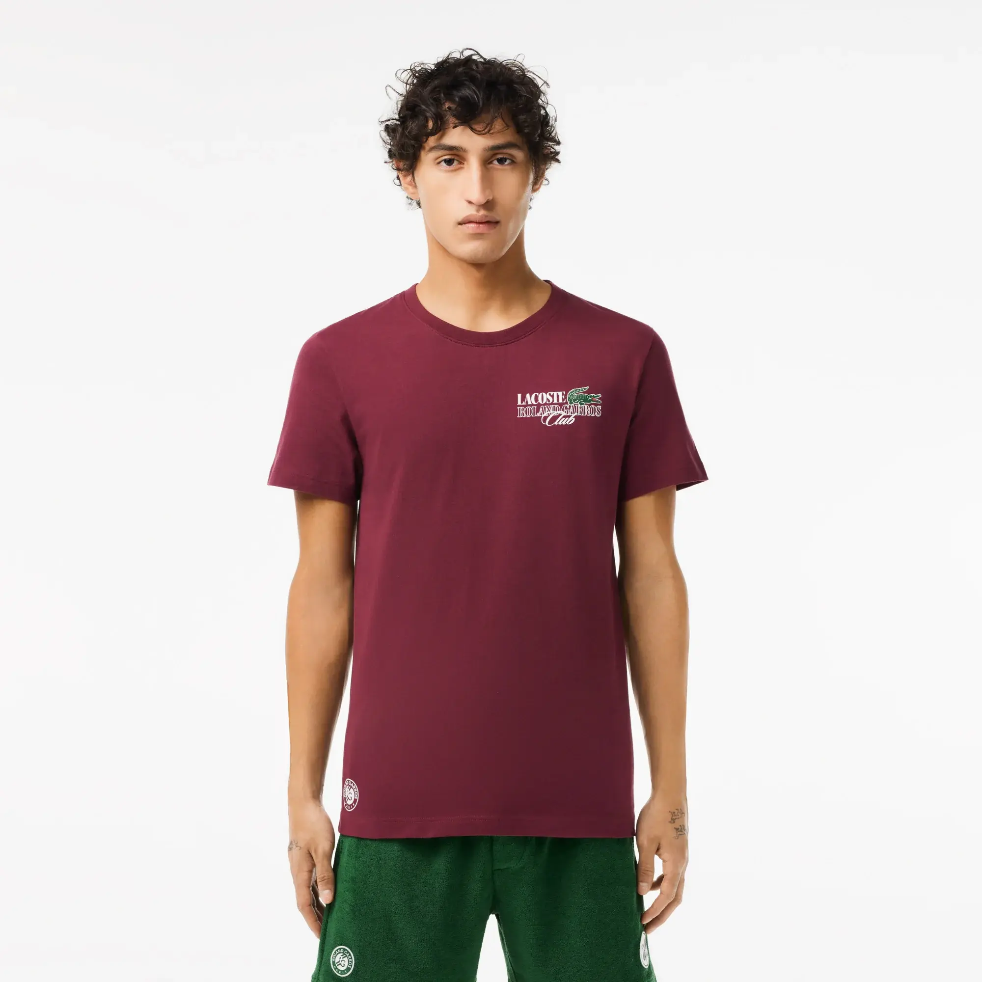 Lacoste Roland-Garros Edition Cotton Tennis T-Shirt