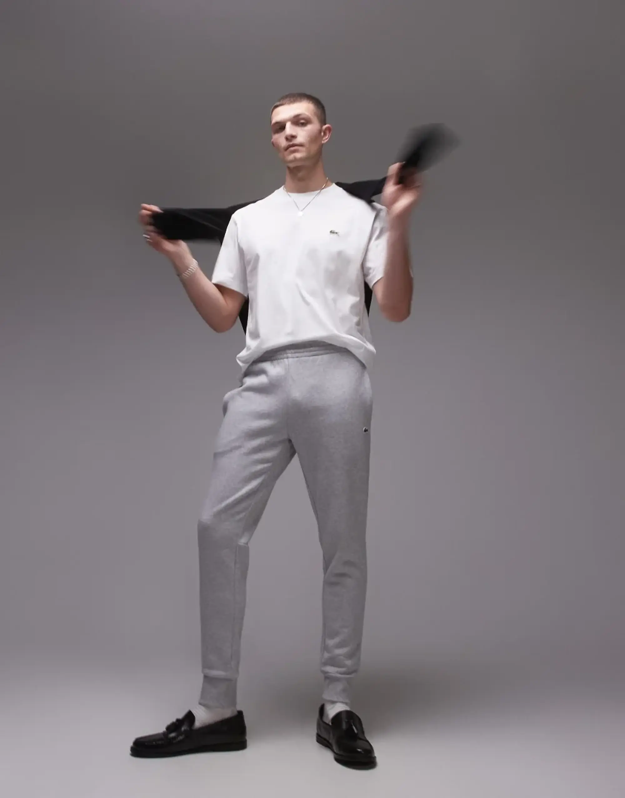 Lacoste Slim Fit Sweatpants - Grey Chine