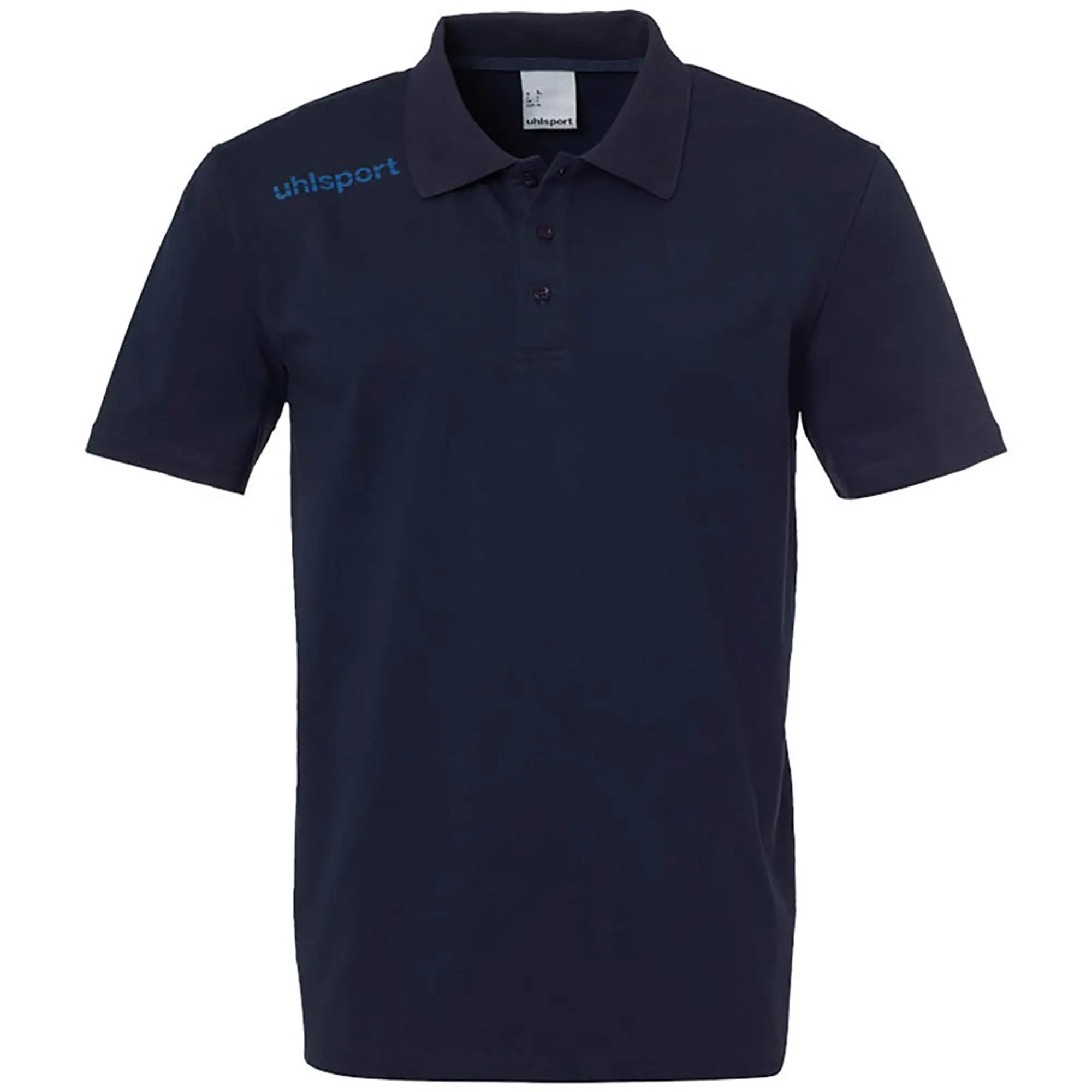 Uhlsport Essential Short Sleeve Polo  - Blue