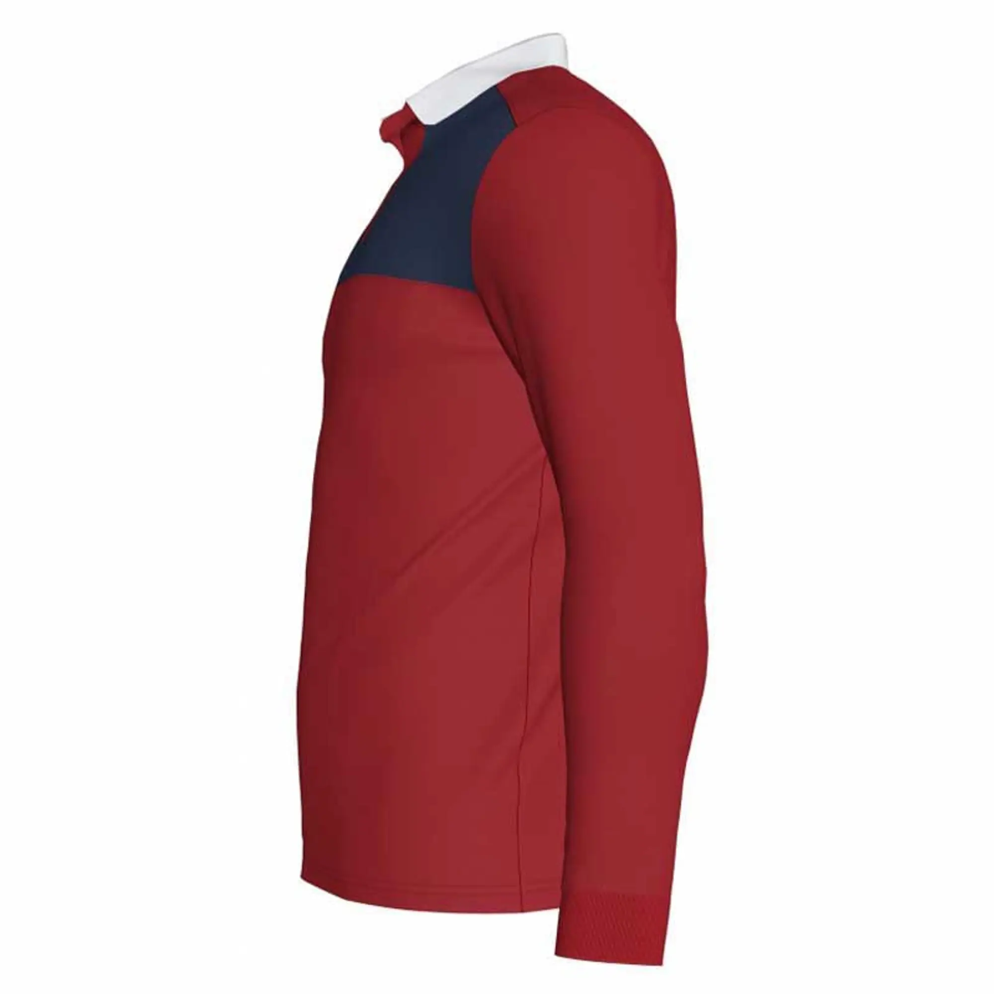 Joma Winner Ii Long Sleeve Polo  - Red,Blue