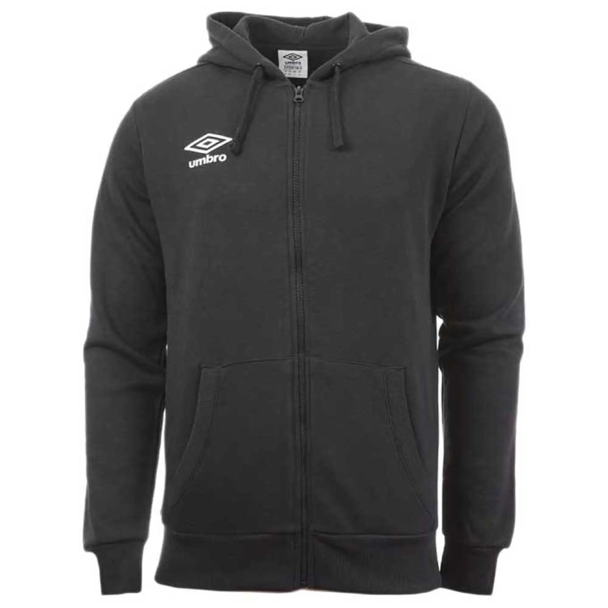 Umbro Small Logo Full Zip Sweatshirt  - Black