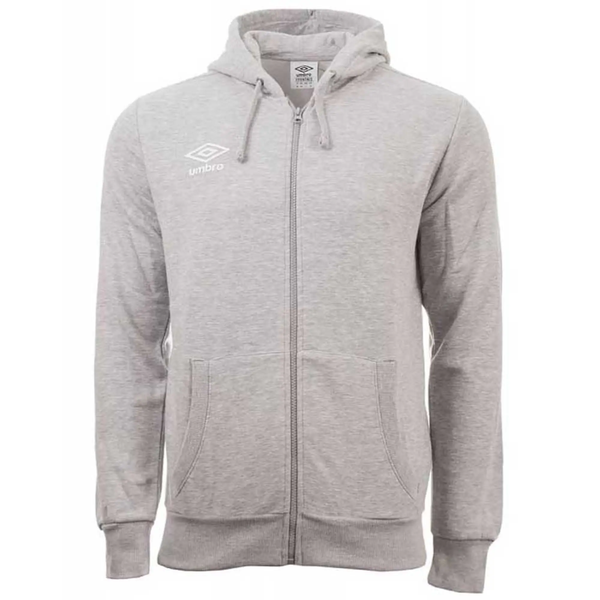 Umbro Small Logo Full Zip Sweatshirt  - Grey