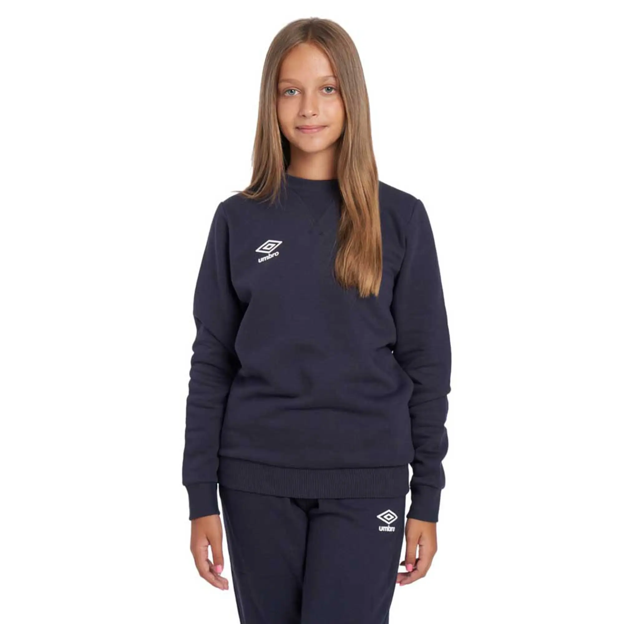 Umbro Fleece Small Logo Sweatshirt  - Blue
