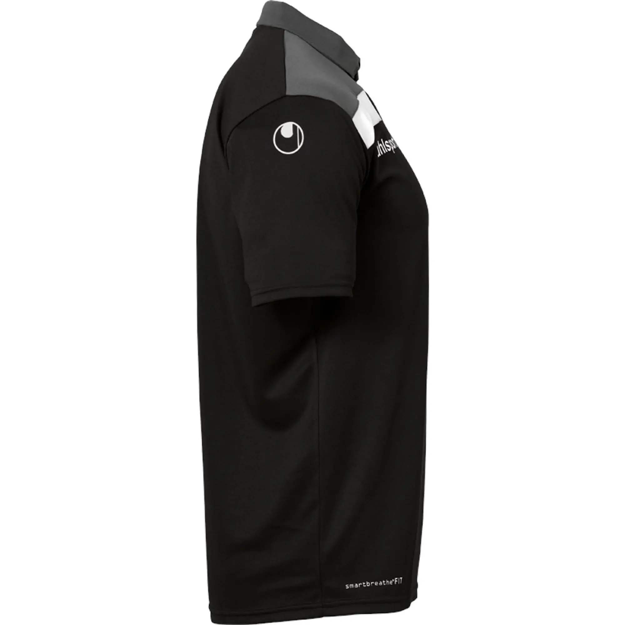 Uhlsport Offense 23 Short Sleeve Polo  - Black