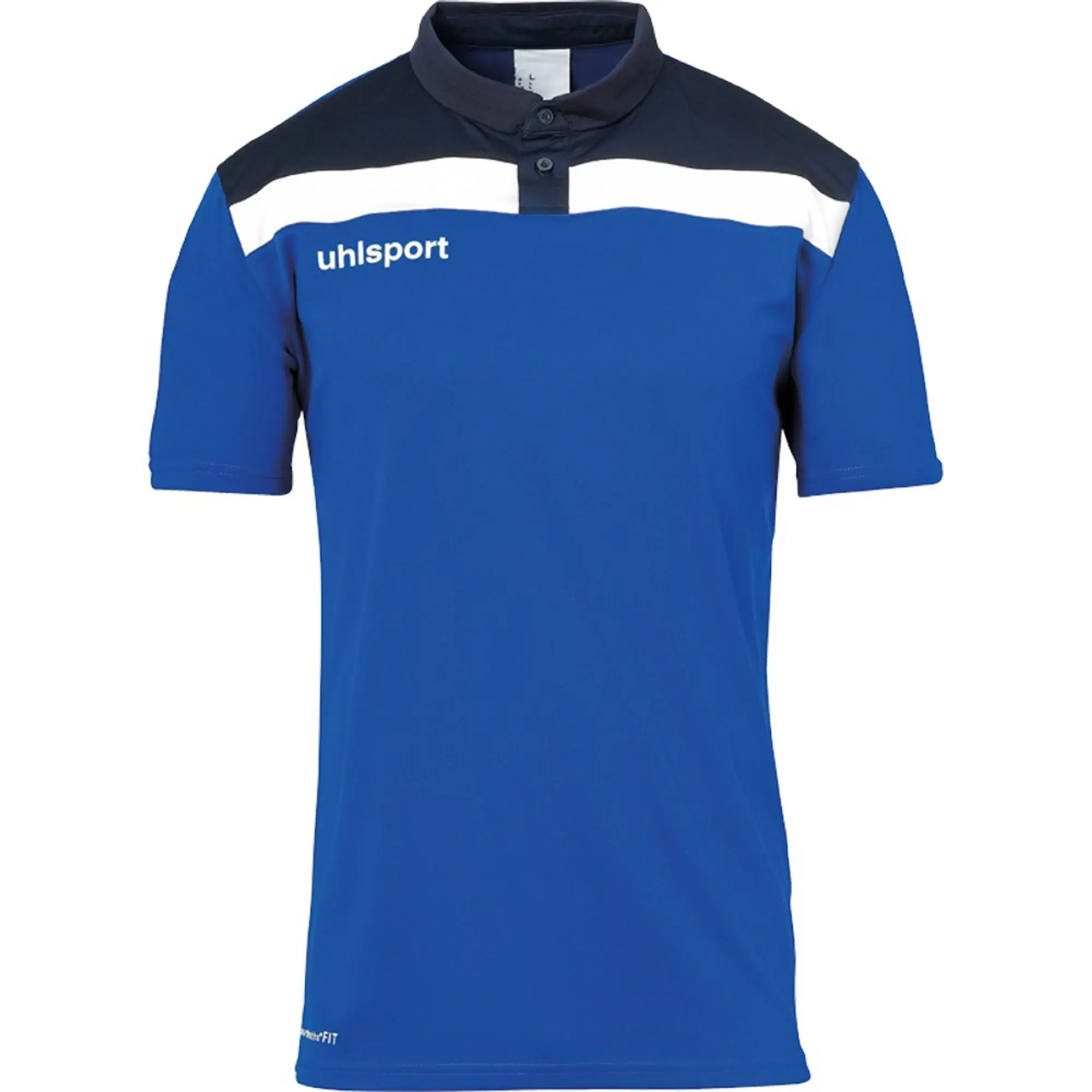 Uhlsport Offense 23 Short Sleeve Polo  - Blue