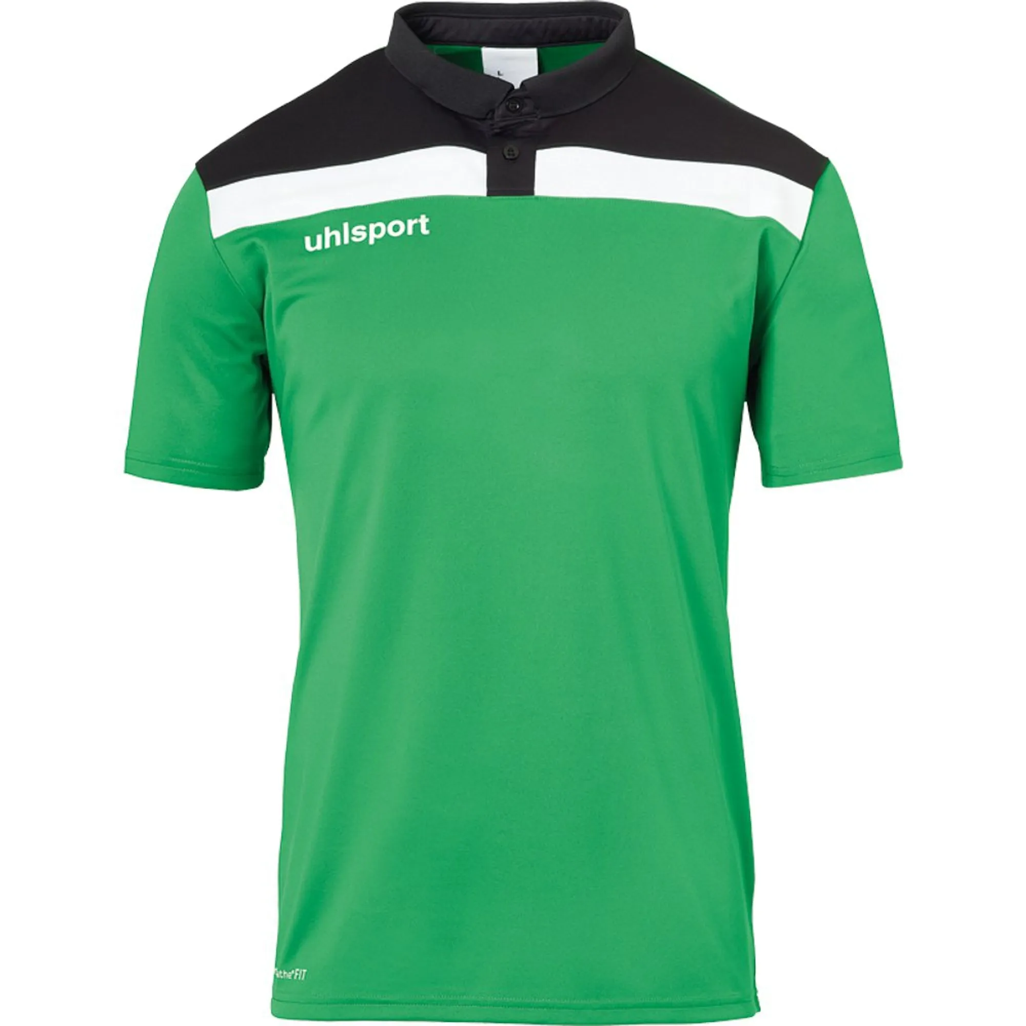 Uhlsport Offense 23 Short Sleeve Polo  - Green