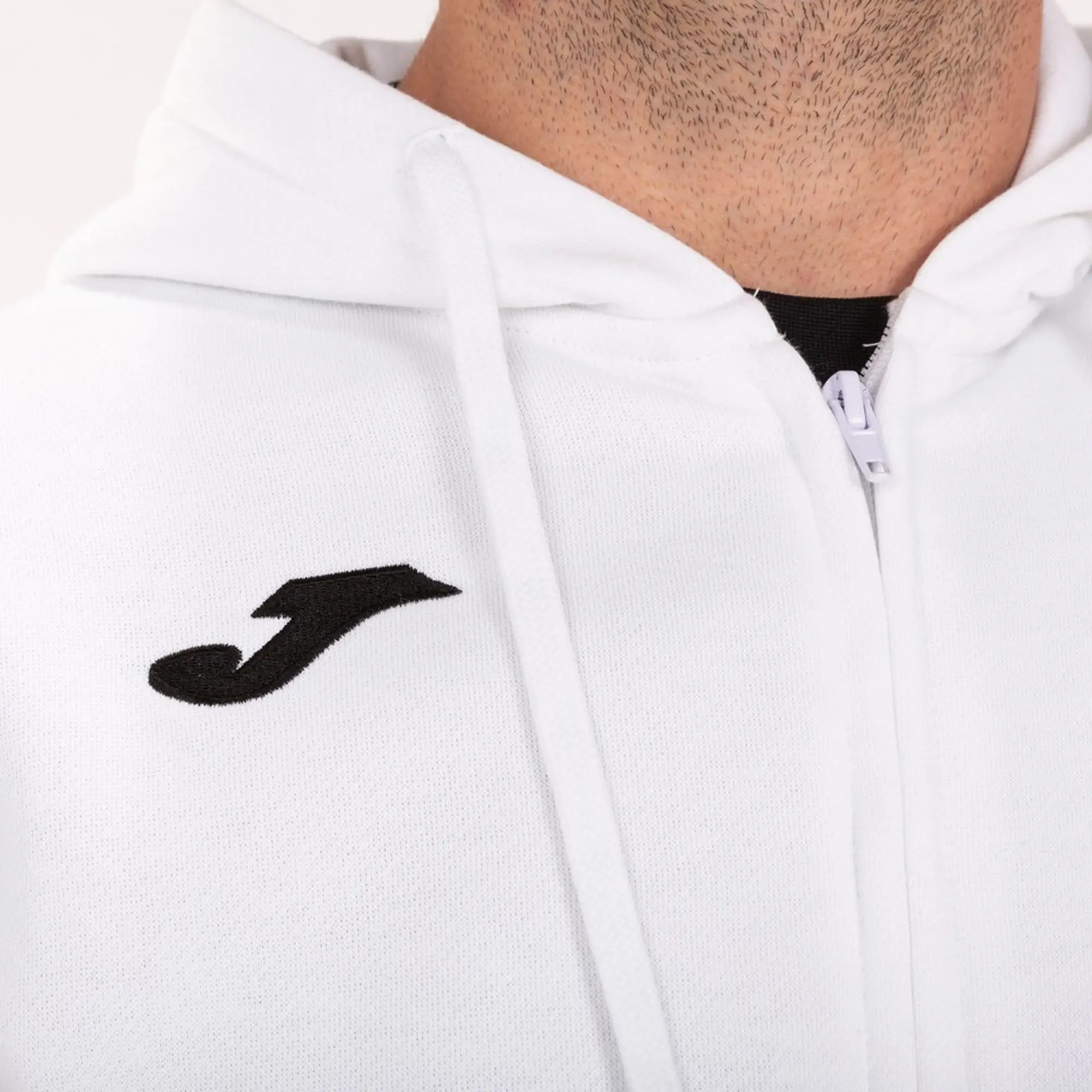 Joma Campus Iii Full Zip Sweatshirt  - White