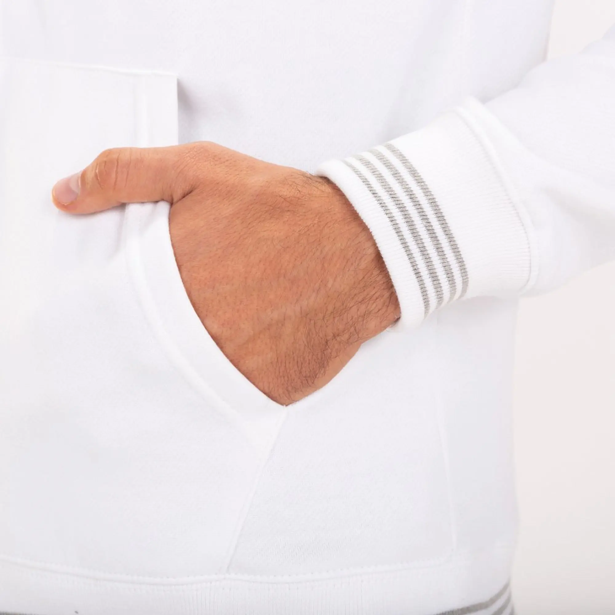 Joma Campus Iii Full Zip Sweatshirt  - White