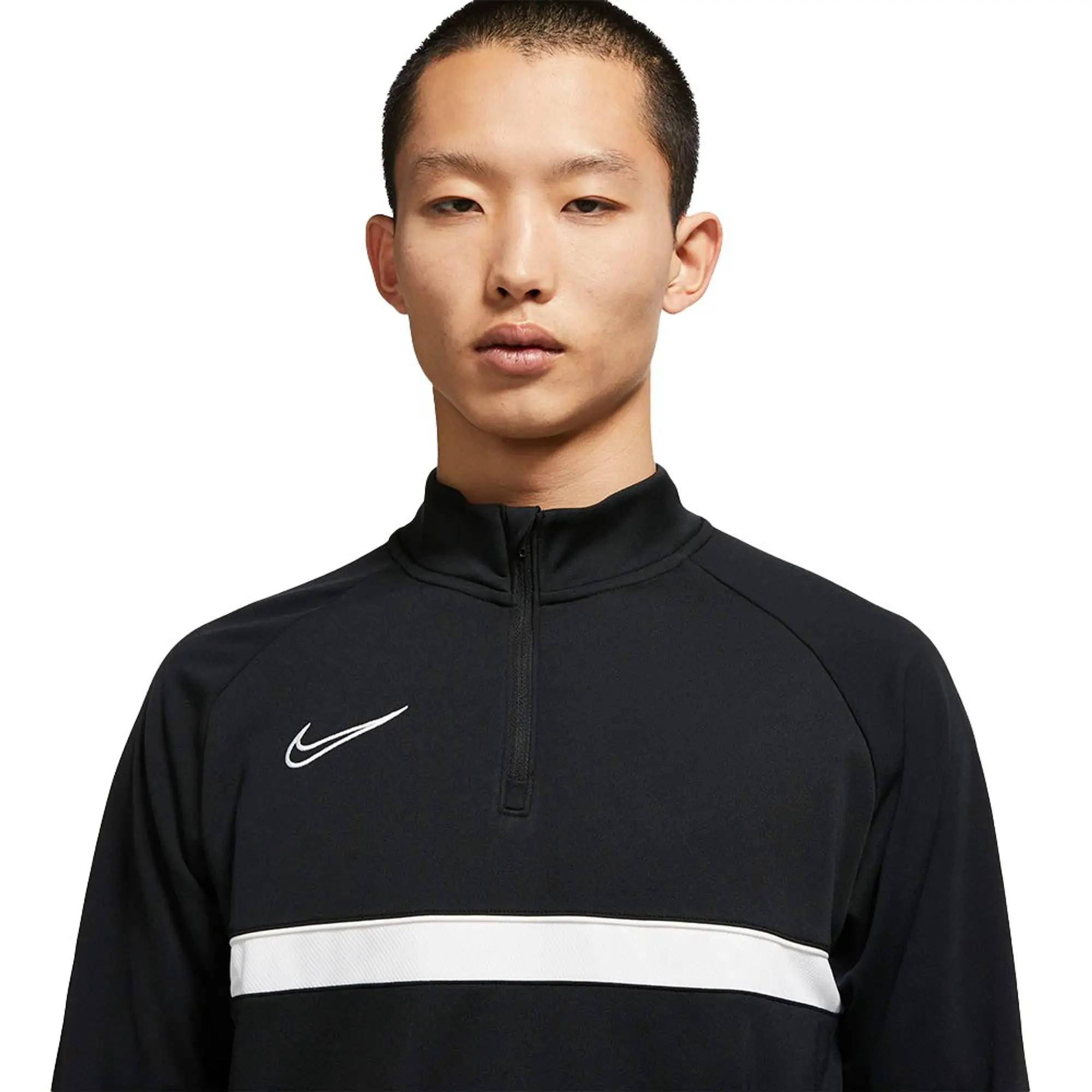 Nike Dri Fiacademy Drill Long Sleeve T-shirt  - Black