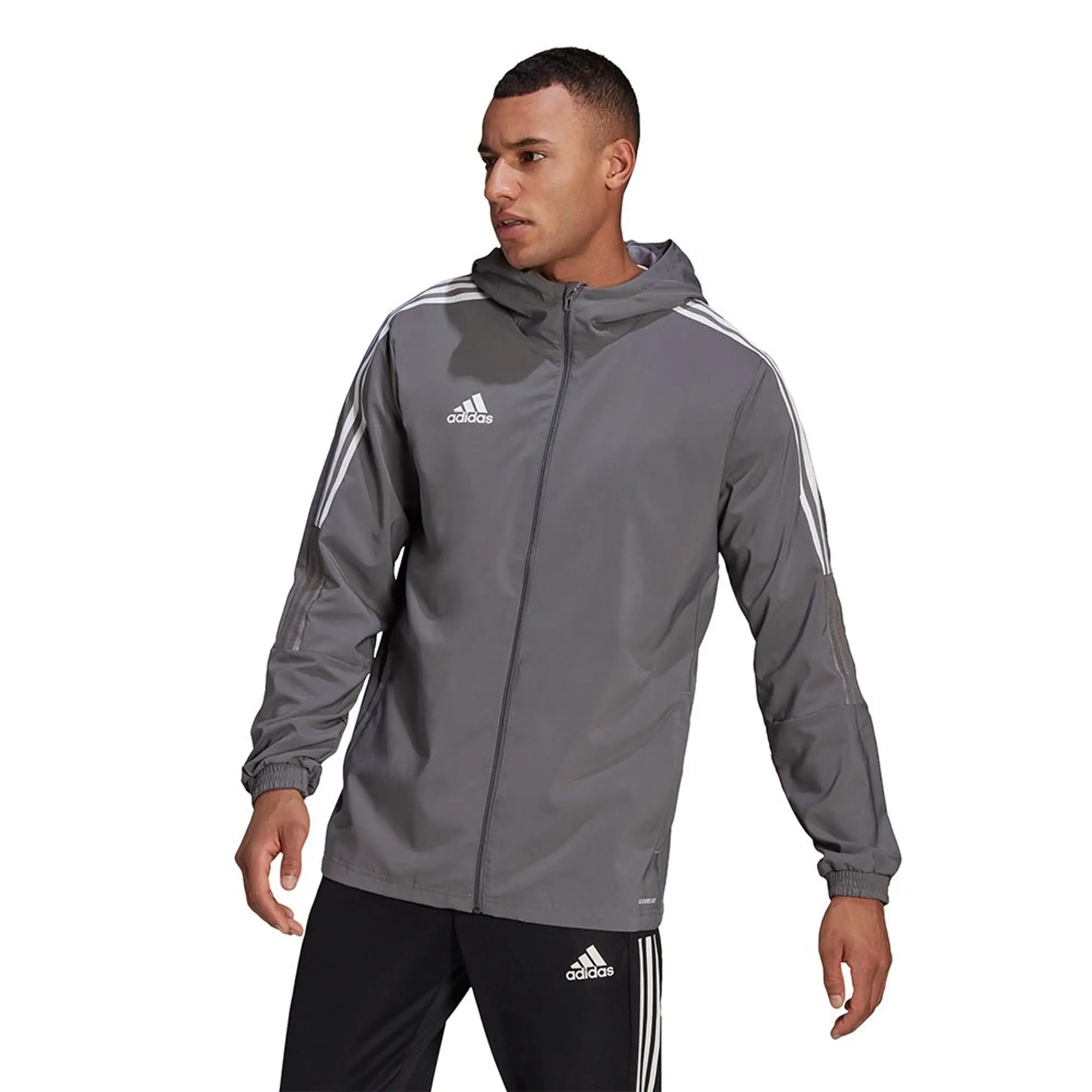 Adidas Tiro 21 Windbreaker 3 Jacket  - Grey