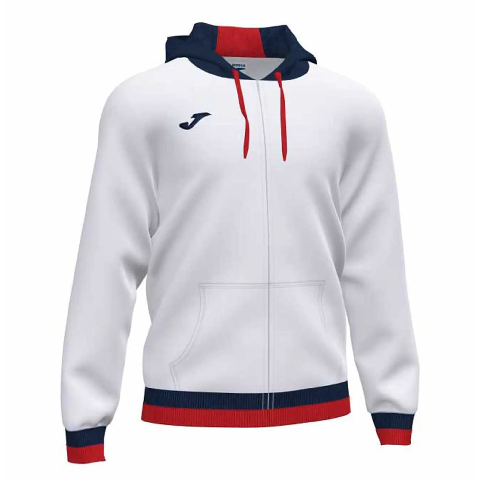 Joma Confort Ii Full Zip Sweatshirt  - White