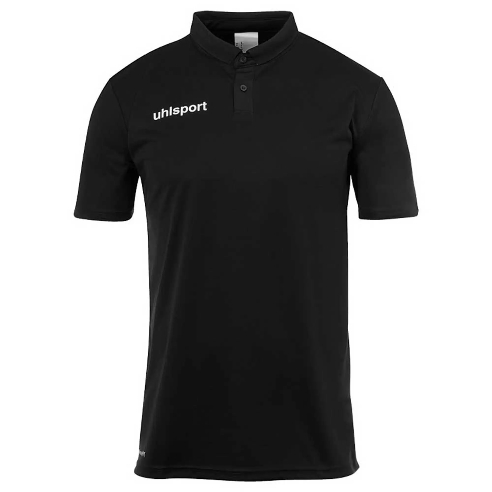 Uhlsport Essential Poly Short Sleeve Polo  - Black
