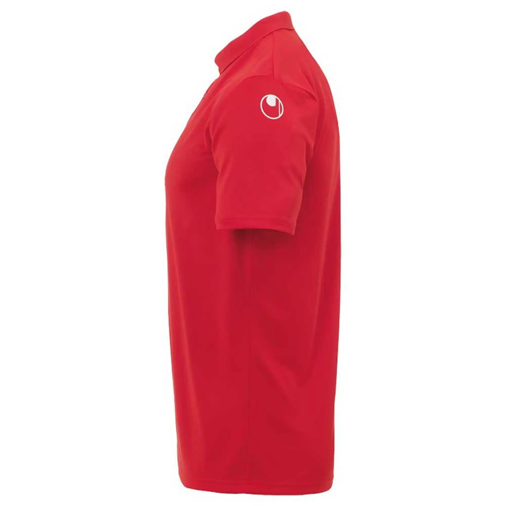 Uhlsport Essential Poly Short Sleeve Polo  - Red