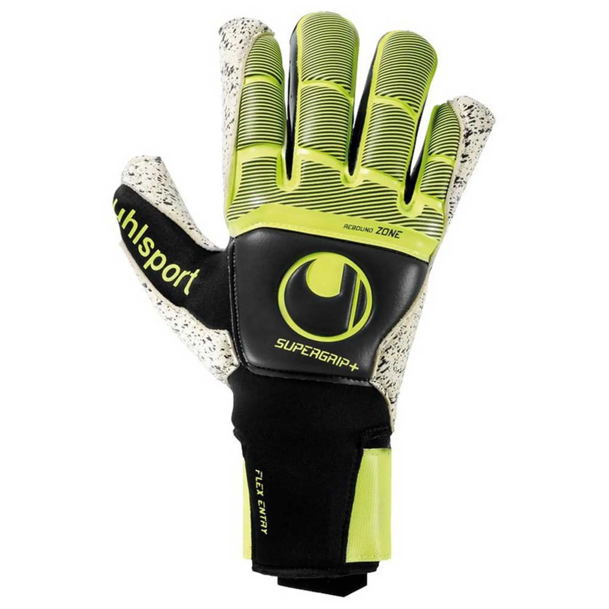 Uhlsport Goalkeeper Gloves Supergrip+ Flex Frame Carbon - ['Yellow']