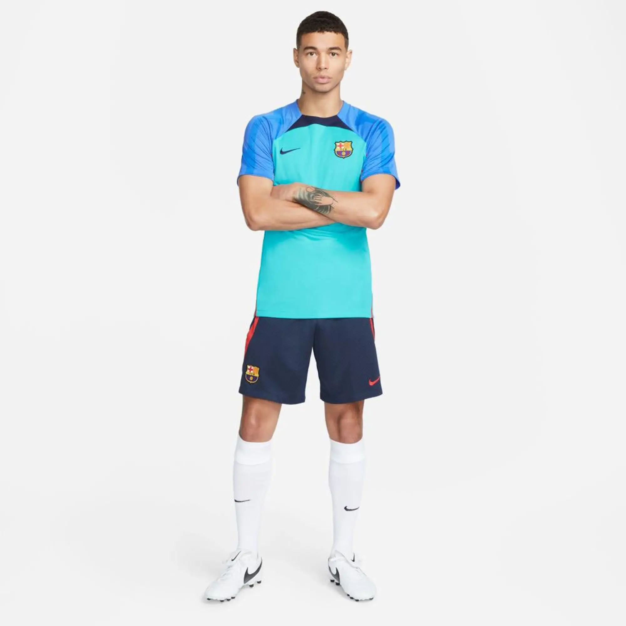 Nike Barcelona Mens SS Away Shirt 2022/23