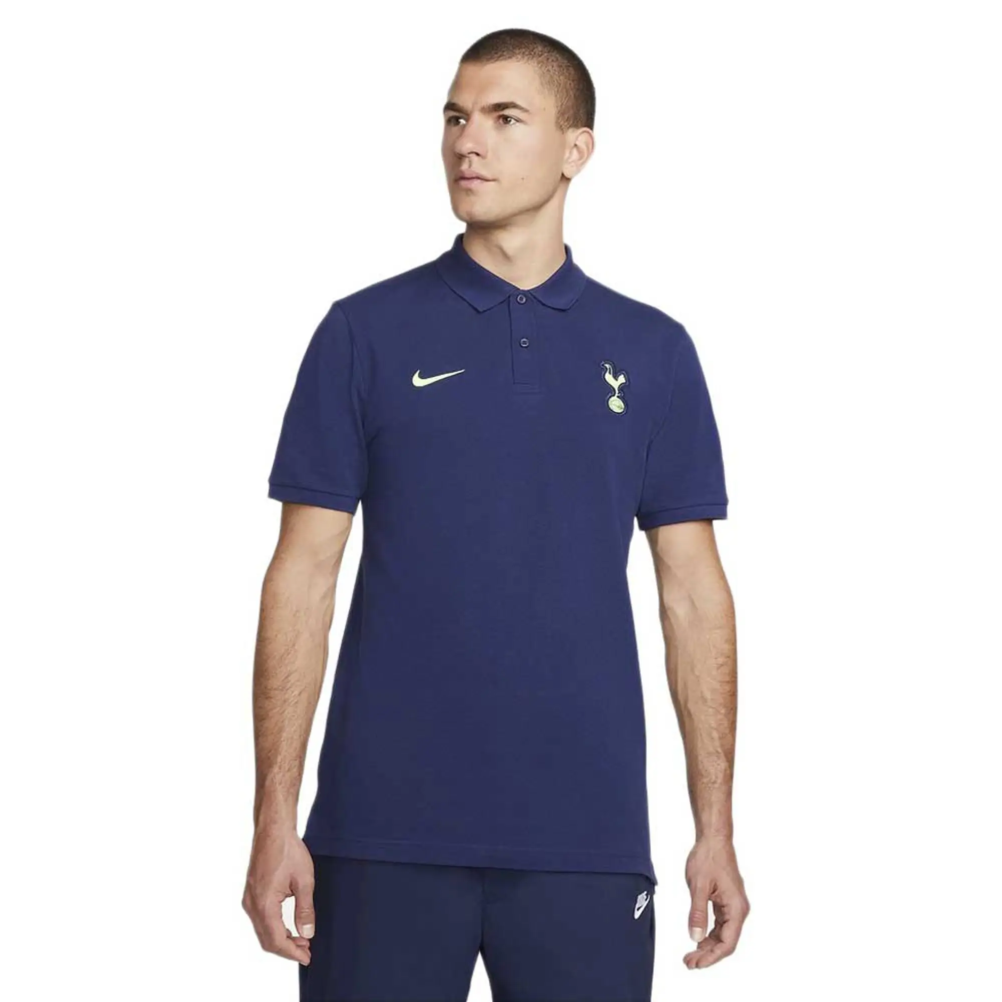 Tottenham Core Polo Shirt Navy 2022 2023 Men s Made By Nike DJ9700 429 FOOTY.COM