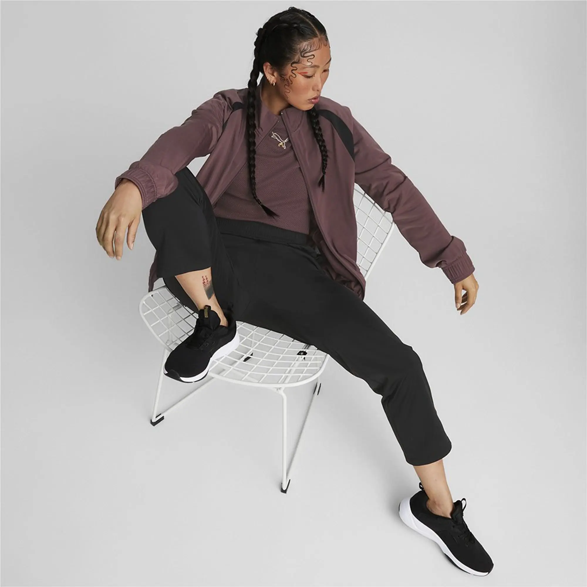 Puma Tricot Suit op - Purple