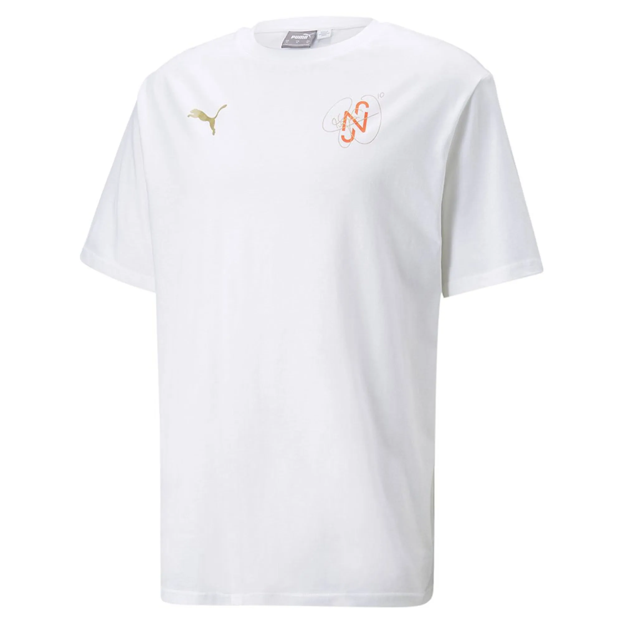 Puma Neymar Diamond Graphic Short Sleeve T-shirt  - White