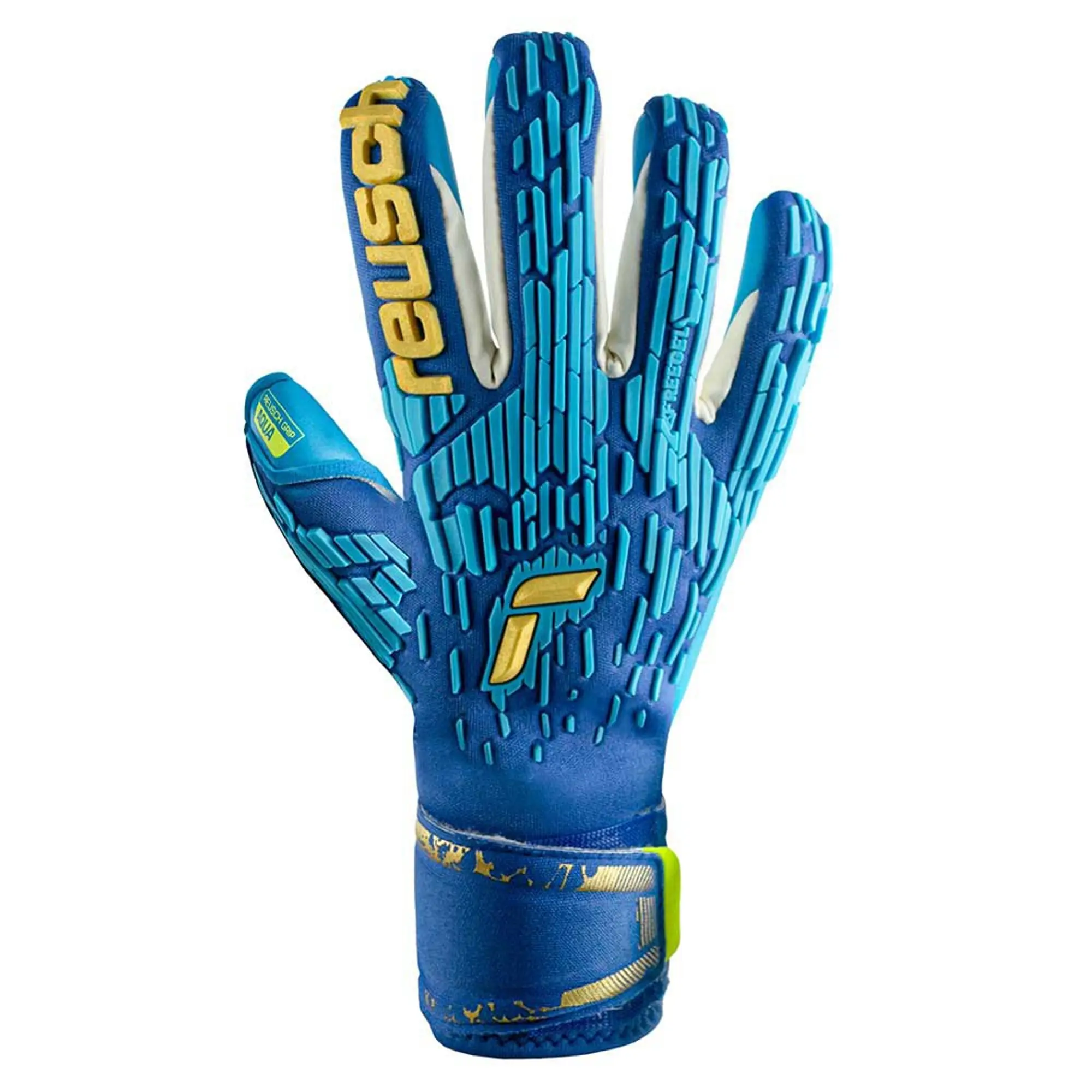 Reusch Goalkeeper Gloves Attrakt Freegel Aqua Windproof - ['Blue']