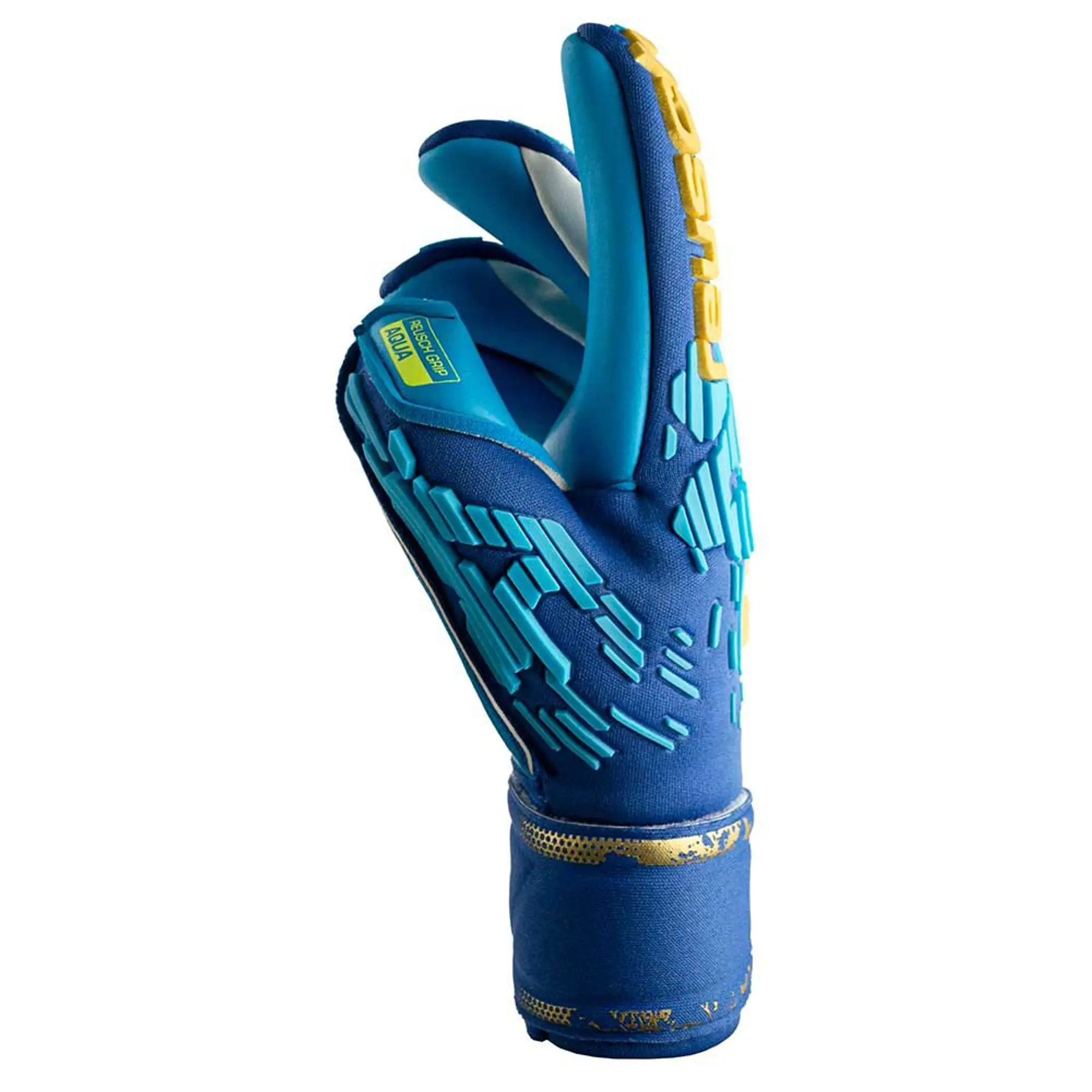 Reusch Goalkeeper Gloves Attrakt Freegel Aqua Windproof - ['Blue']