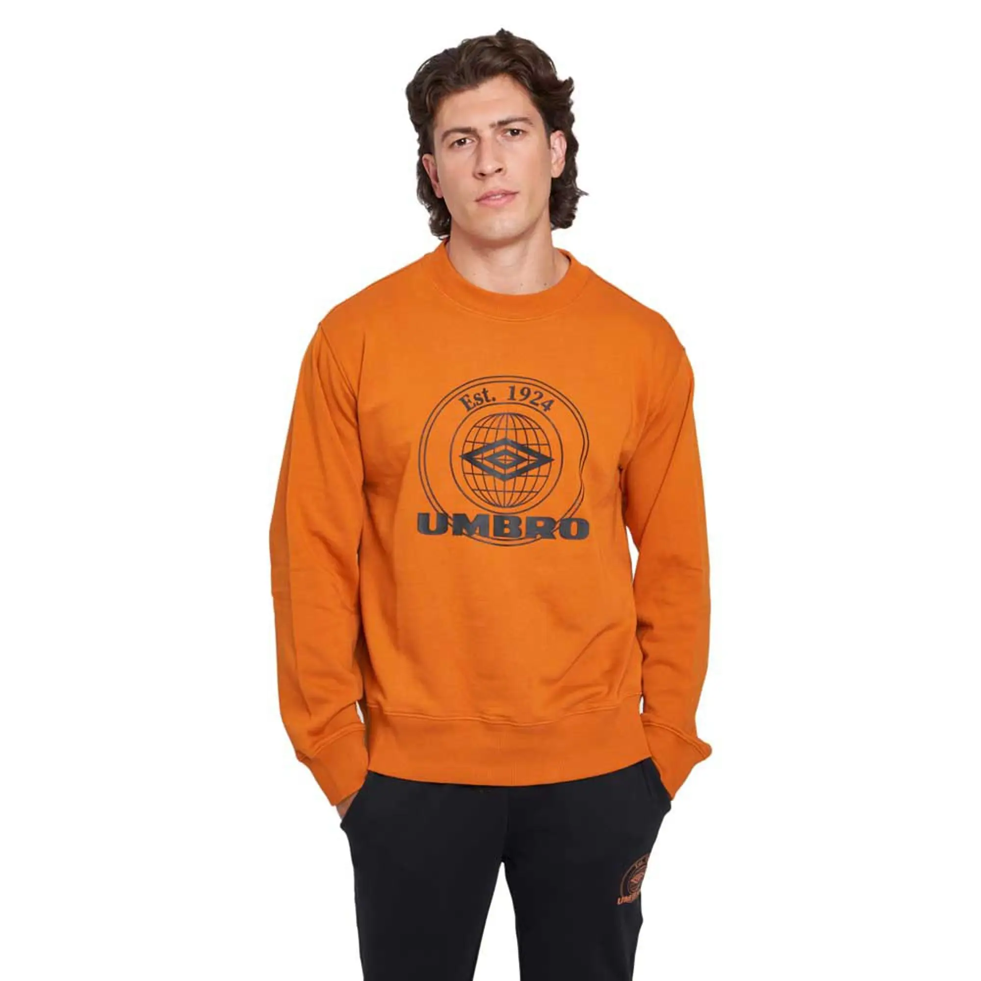 Umbro Collegiate Graphic Sweatshirt  - Orange