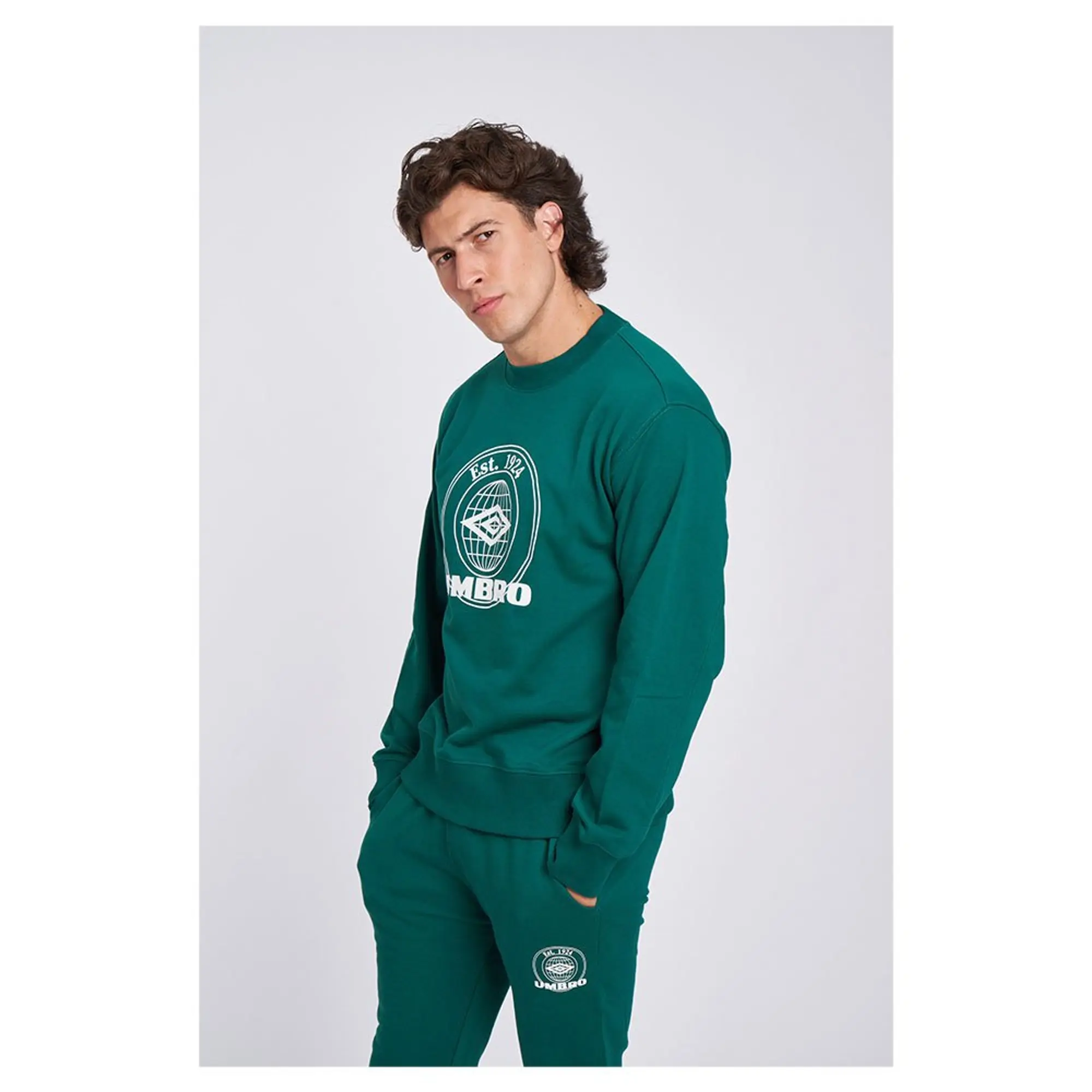 Umbro Collegiate Graphic Sweatshirt  - Blue