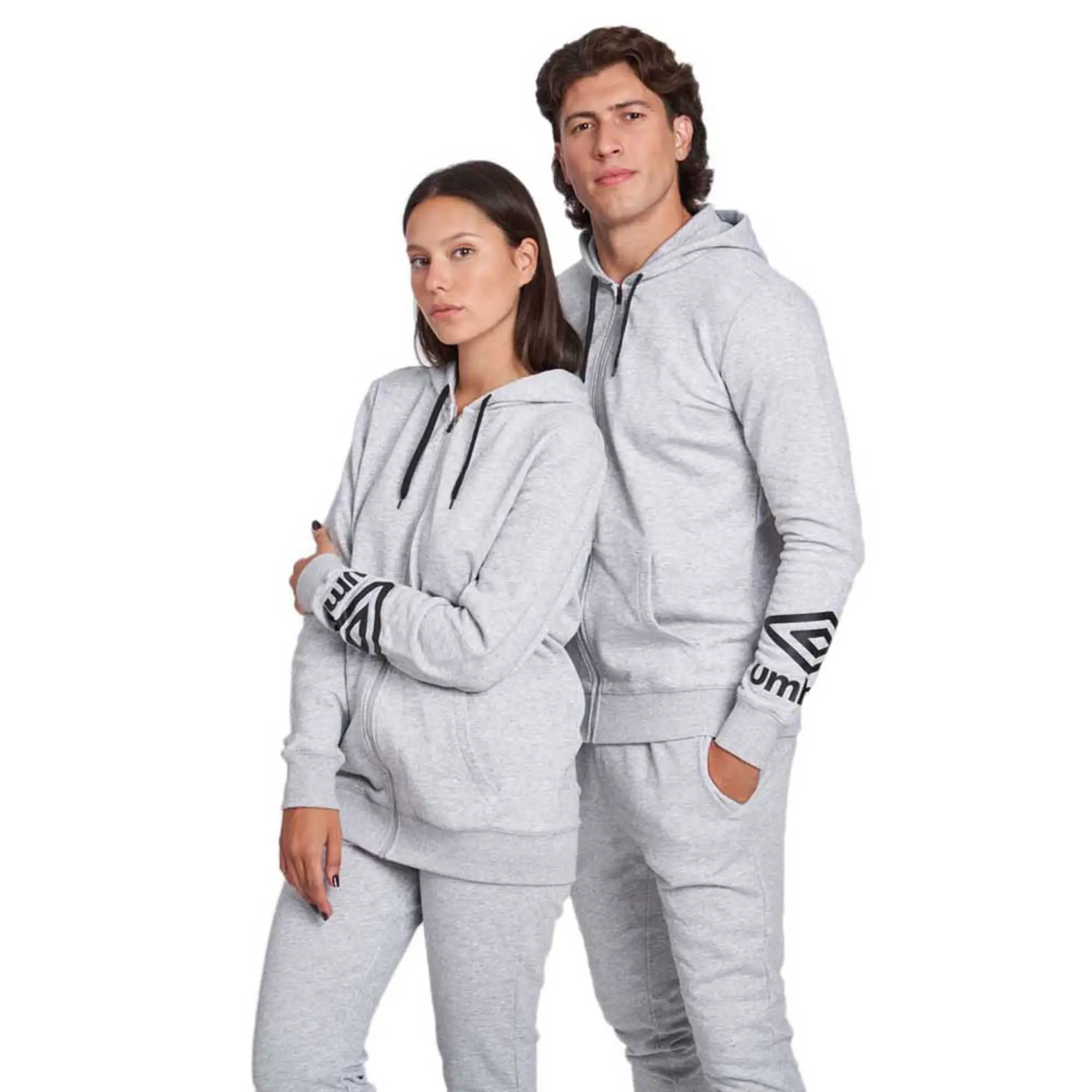 Umbro Fw Terrace Full Zip Sweatshirt  - Grey