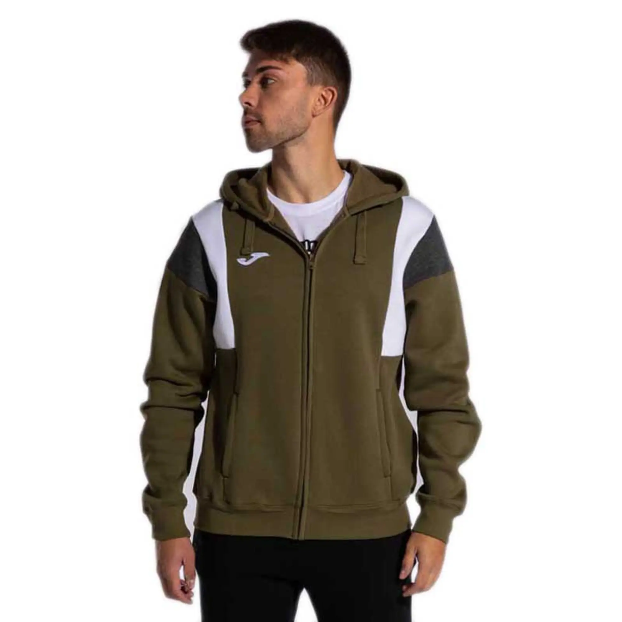 Joma Confort Iii Full Zip Sweatshirt  - Green