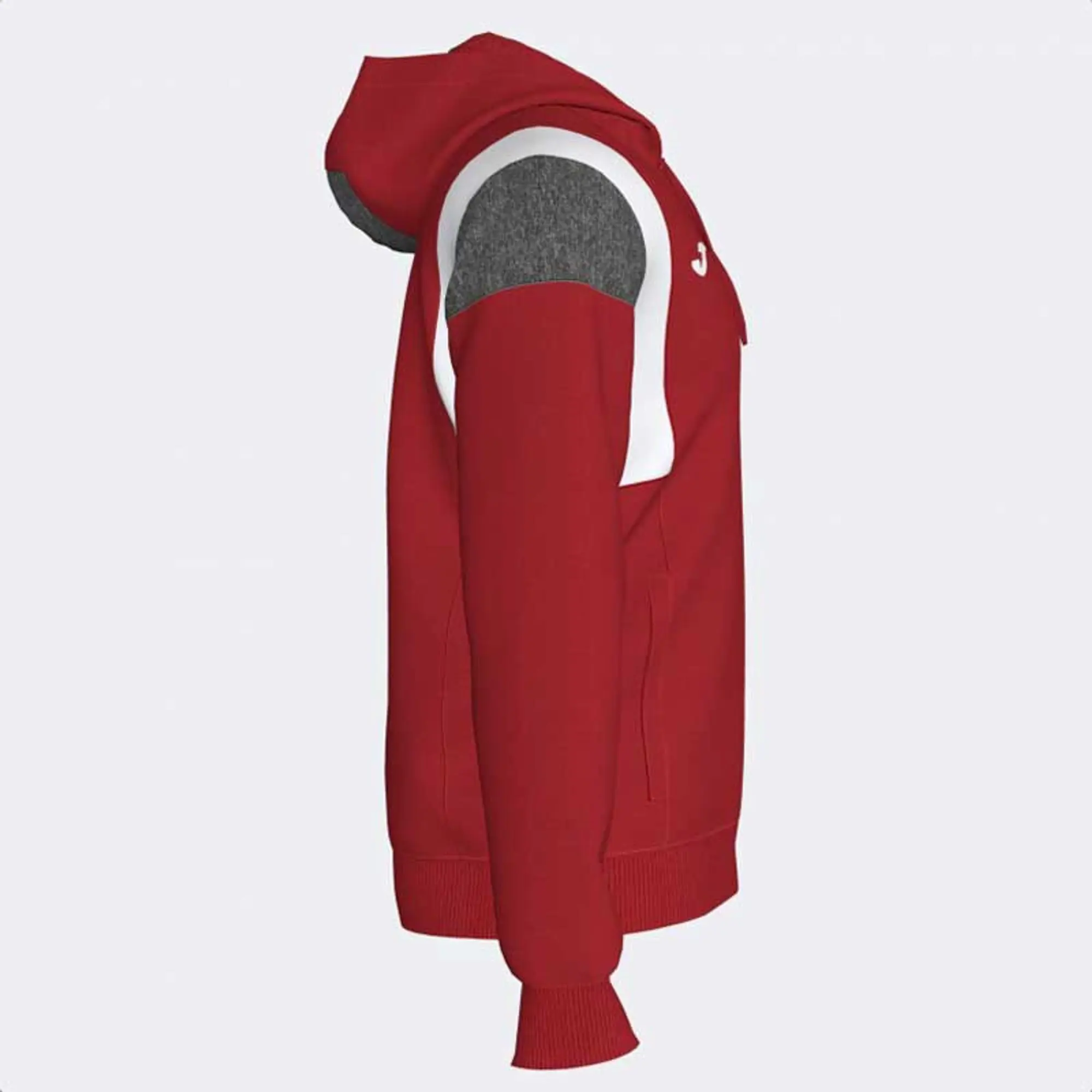 Joma Confort Iii Full Zip Sweatshirt  - Red