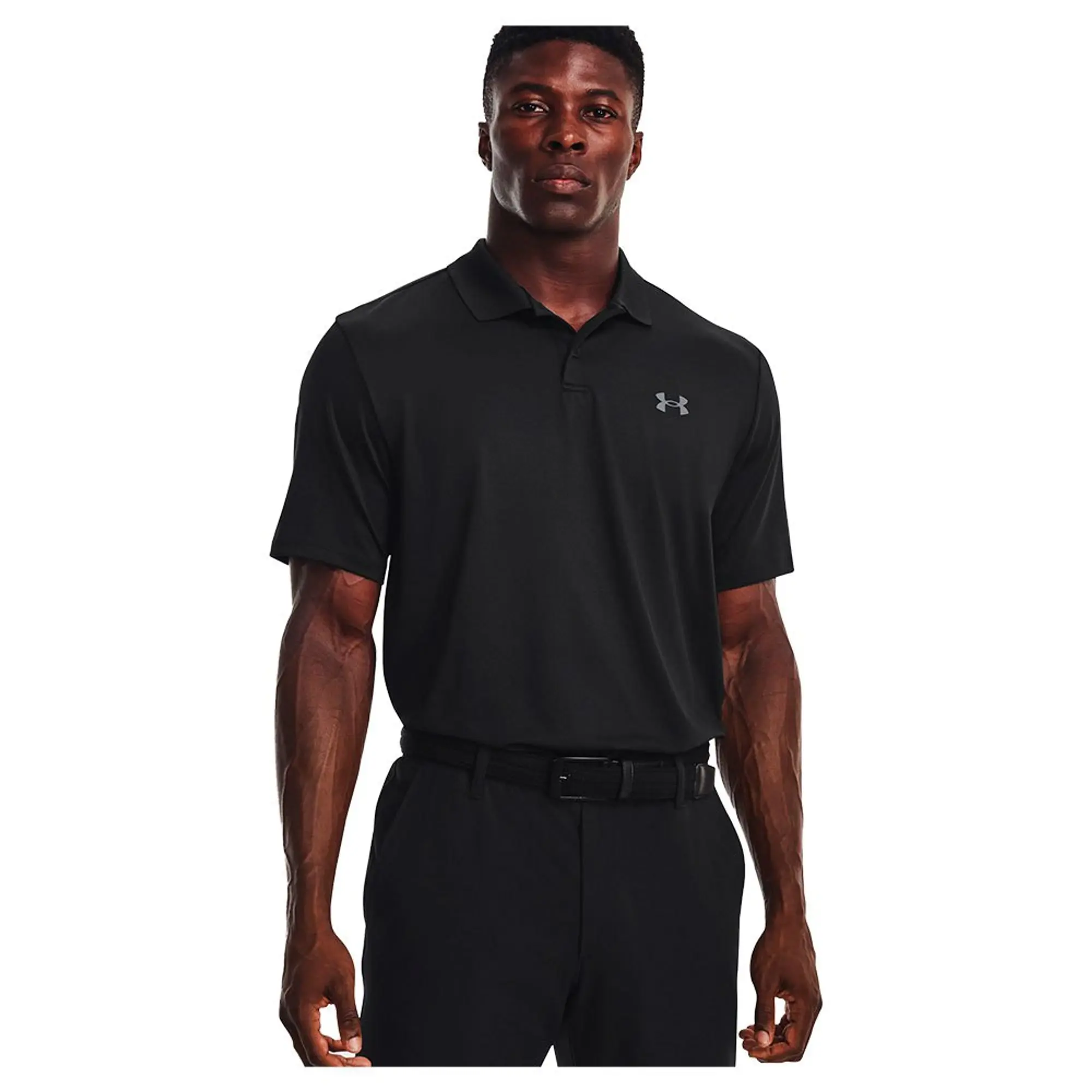 Men's  Under Armour  Matchplay Polo Black / Pitch Gray XXL